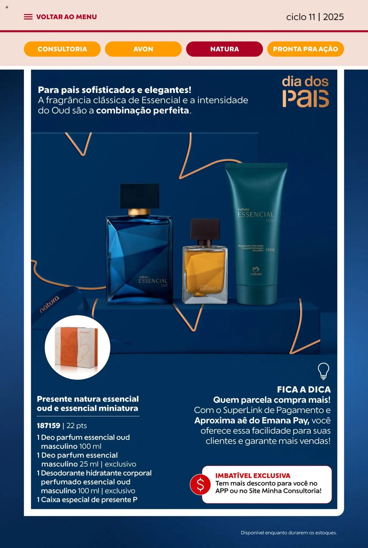 Avon Folheto - válido de 16.06.2025 | Página: 50 | Produtos: Fragrância, Hidratante corporal, Desodorante, Caixa