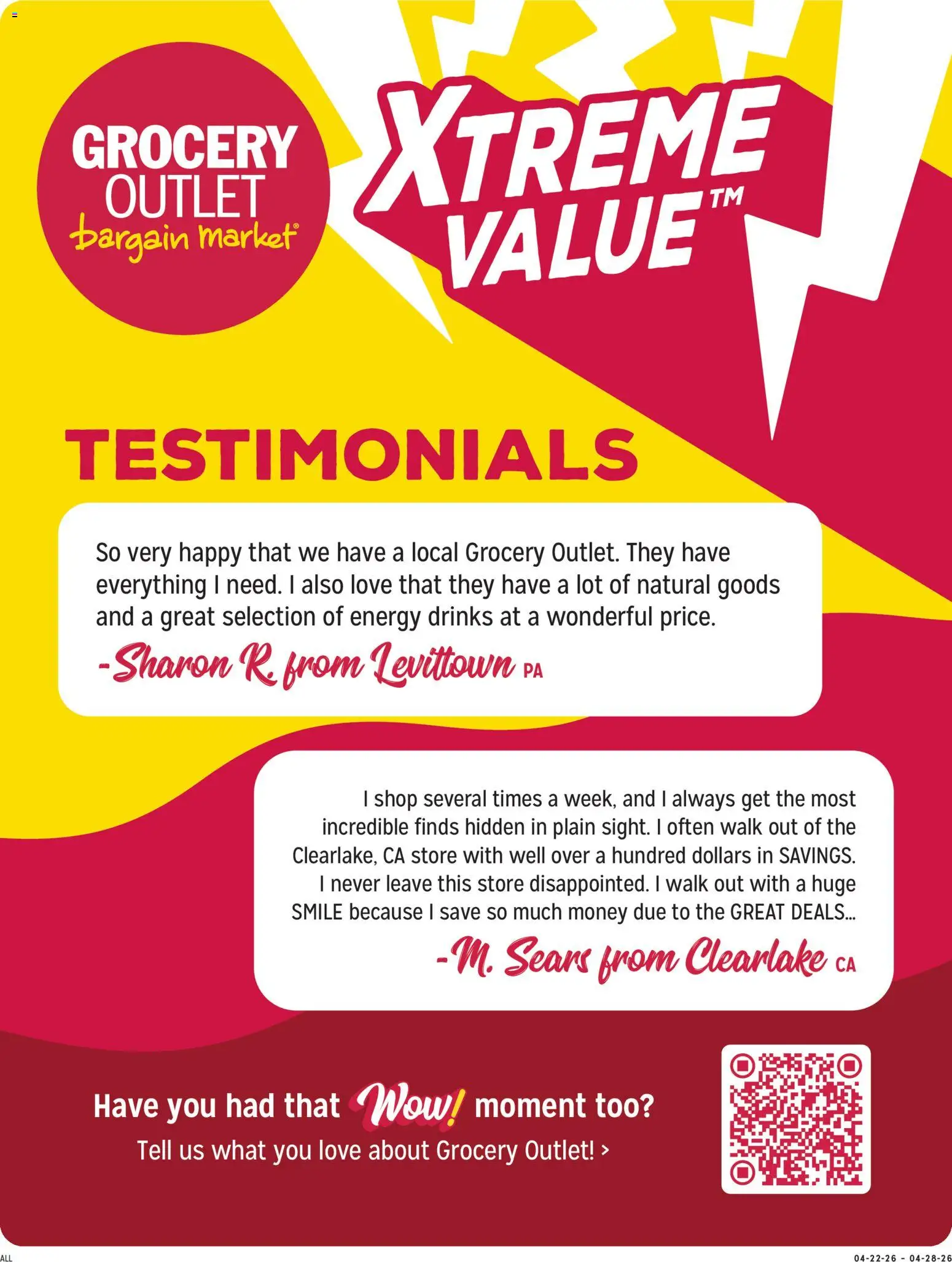 Grocery Outlet Weekly Ad - ID - valid from 22.04.2026 | Page: 3