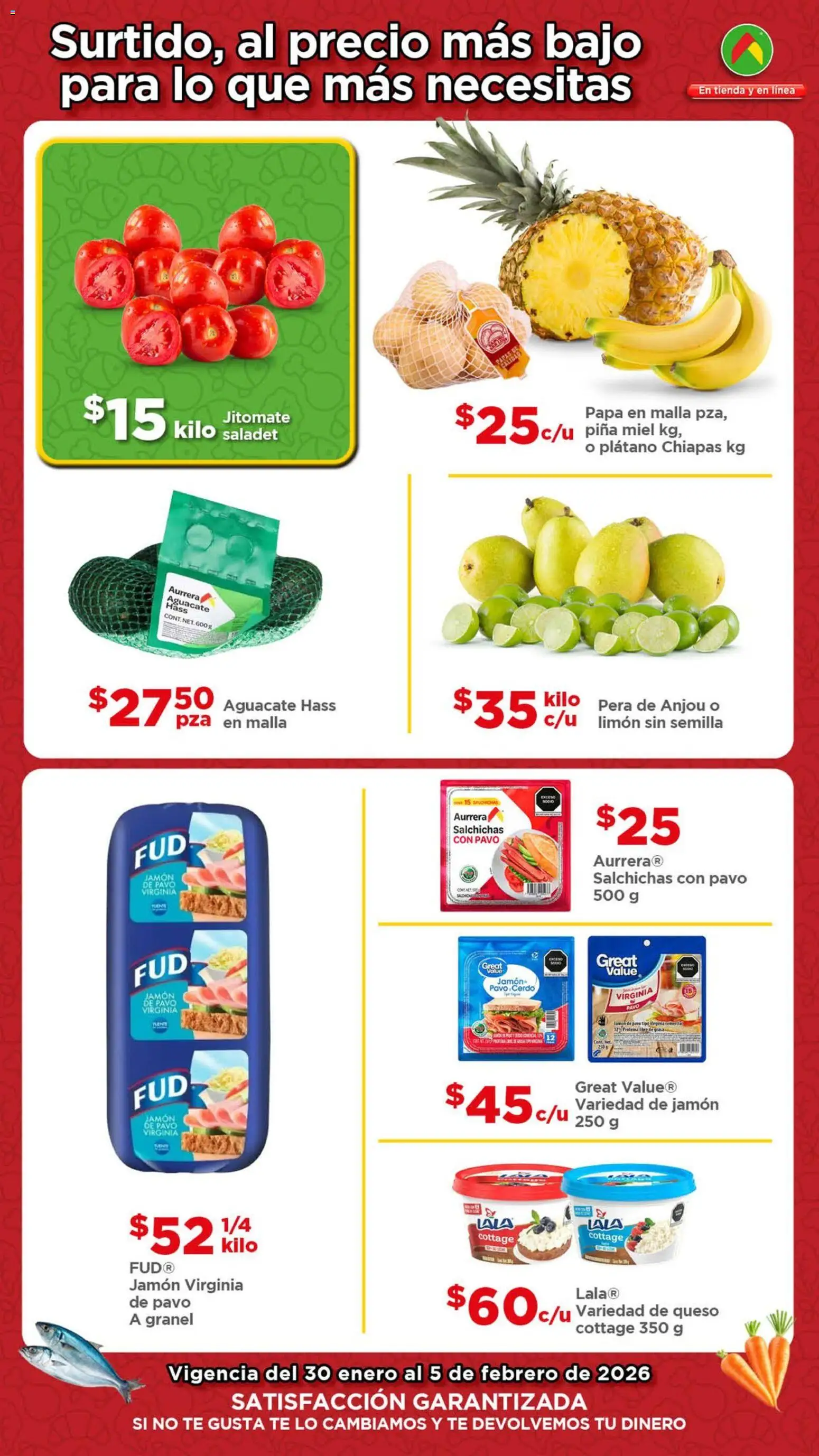 Nuevas ofertas de Bodega Aurrerá válidas en toda la República Mexicana desde el 30.01.2026. ¡Encuentra las mejores ofertas en Bodega Aurrerá folleto Aquí sí te alcanza ! | Página: 2