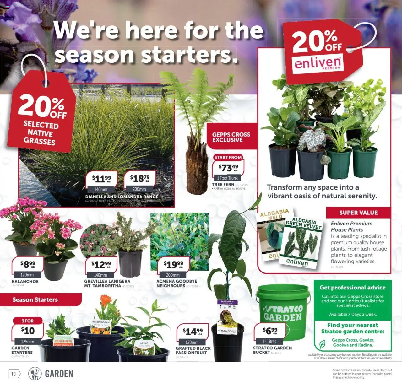 Stratco catalogue - valid from 08.08.2025 | Page: 10 | Products: Bucket, Native, Passionfruit