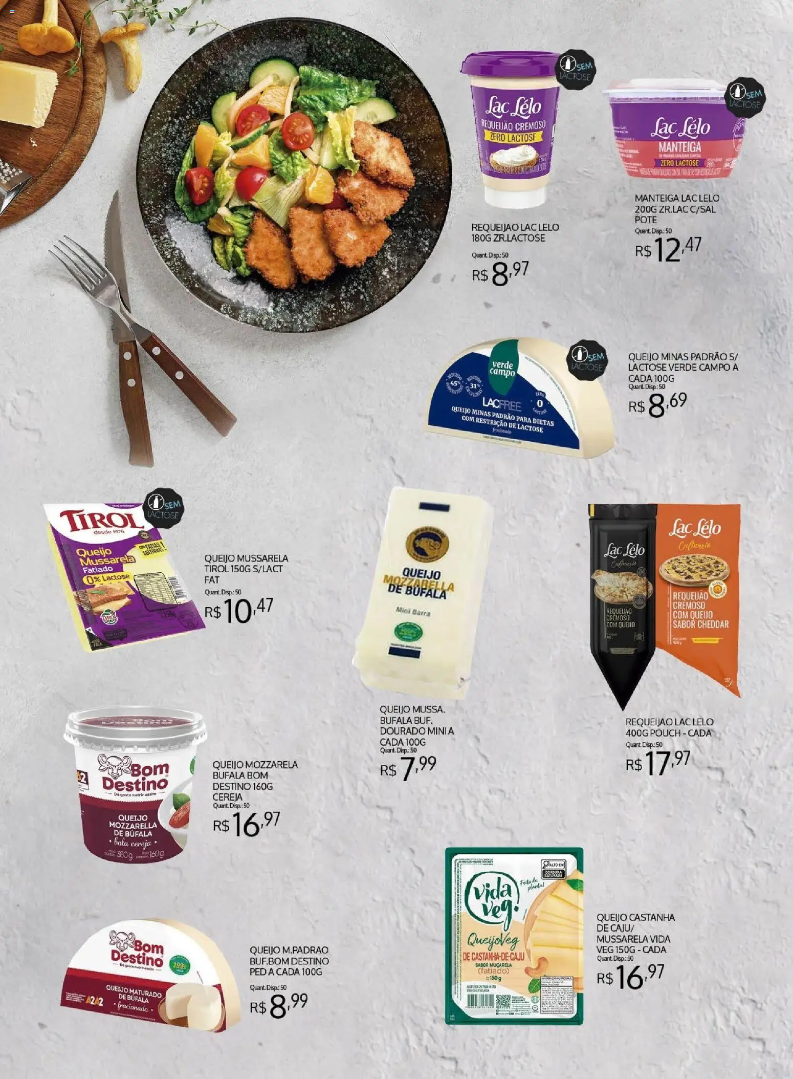 Bistek Supermercados Folheto - válido de 03.12.2025 | Página: 4 | Produtos: Queijo, Cheddar, Requeijão, Mussarela