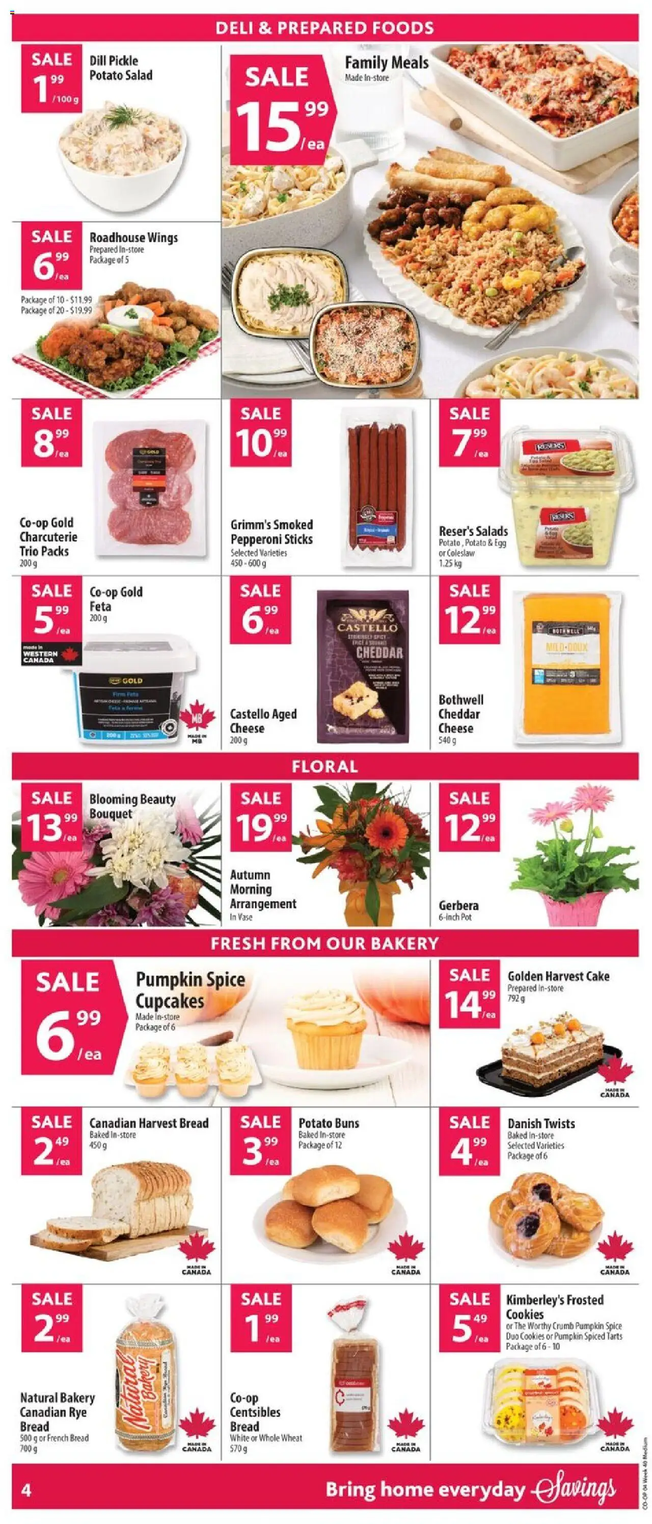 Co-op Food flyer valid from 25.09.2025 | Page: 9 | Products: Cookies, Vase, Cheese, Pumpkin