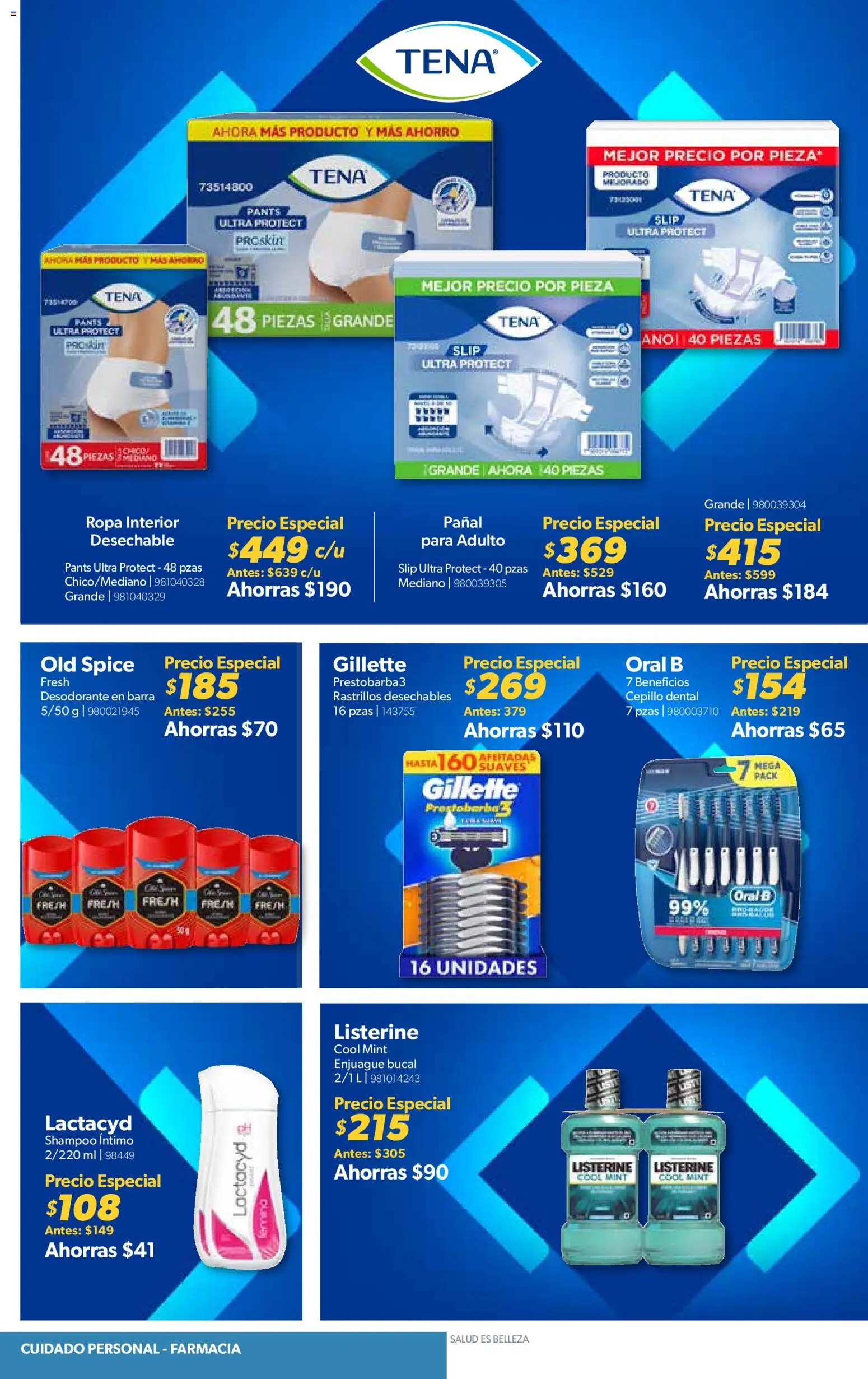 Nuevas ofertas de Sam's Club válidas en toda la República Mexicana desde el 29.10.2025. ¡Encuentra las mejores ofertas en Sam's Club catálogo Frontera! | Página: 16 | Productos: Cepillo, Barra, Ropa interior, Pants