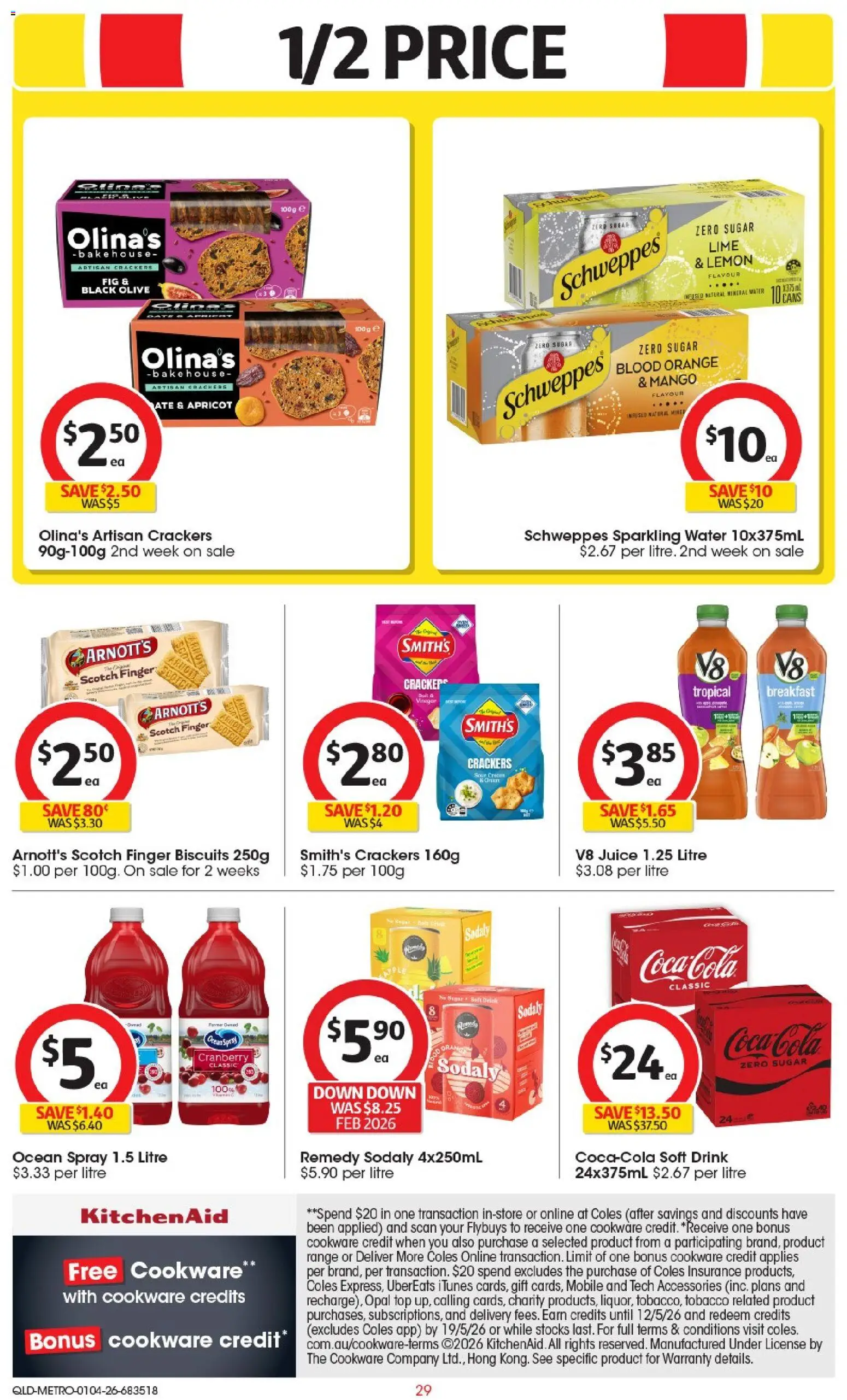 Coles catalogue - valid from 01.04.2026 | Page: 29 | Products: Cookware, Cream, Mango, Mobile