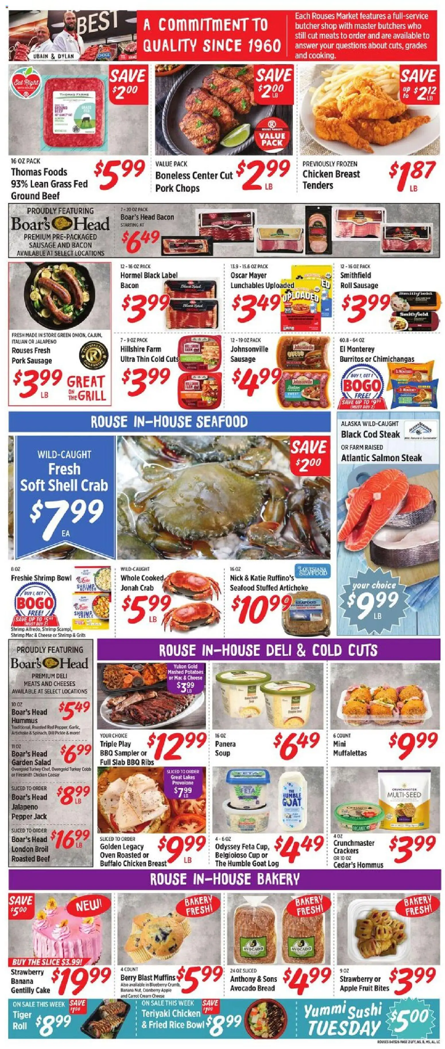 Rouses Weekly Ad - LA - valid from 15.04.2026 | Page: 5 | Products: Rice, Carrot, Salad, Oven