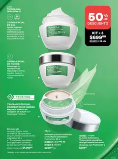 Vista previa de CREMA FACIAL DE DÍA, Ayuda a reducir la aparición de manchas oscuras provocadas por la exposición al sol y el paso de la edad., nuevo folleto de la tienda, válido en México a partir del 02.04.2026 | Página: 141