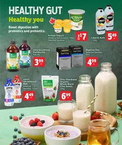Preview of Quality Foods weekly flyer / circulaire from shop Quality Foods valid from 22.01.2026 | Page: 9 | Products: Tea, Milk, Yogurt, Oil