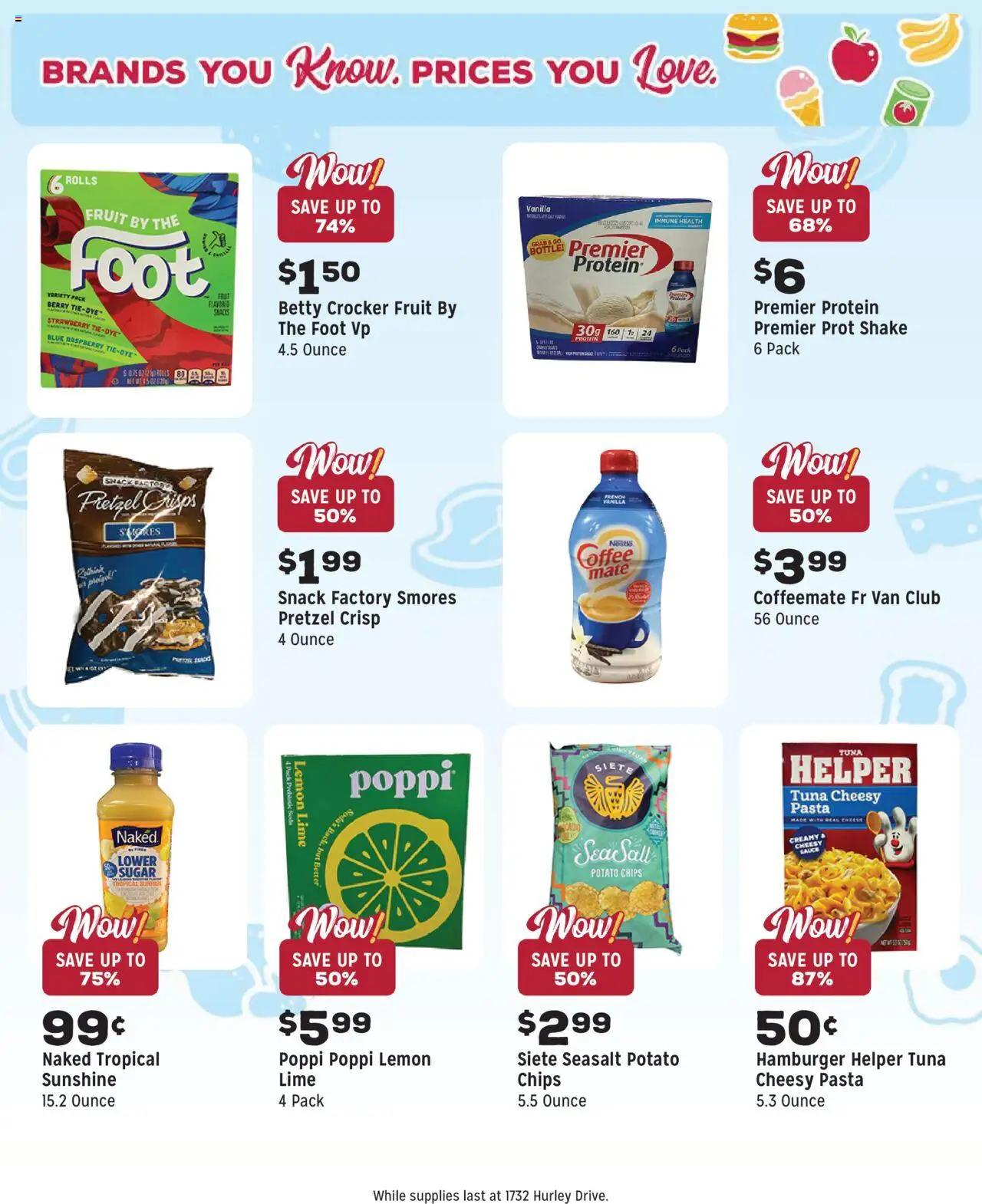 Grocery Outlet Weekly Ad - ID - valid from 08.10.2025 | Page: 6 | Products: Coffee, Pasta, Sugar, Lemon