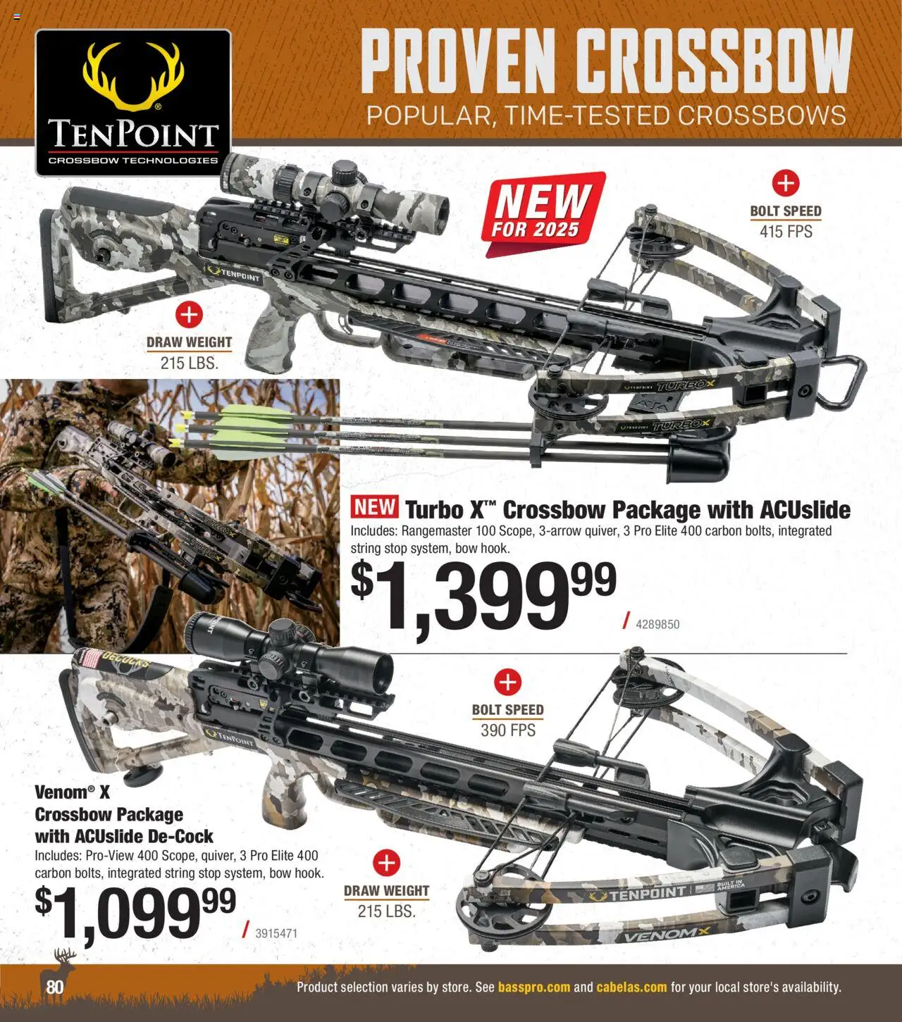 Cabela's Archery 25 - valid from 15.07.2025 | Page: 80 | Products: Bow, Crossbow, Weight
