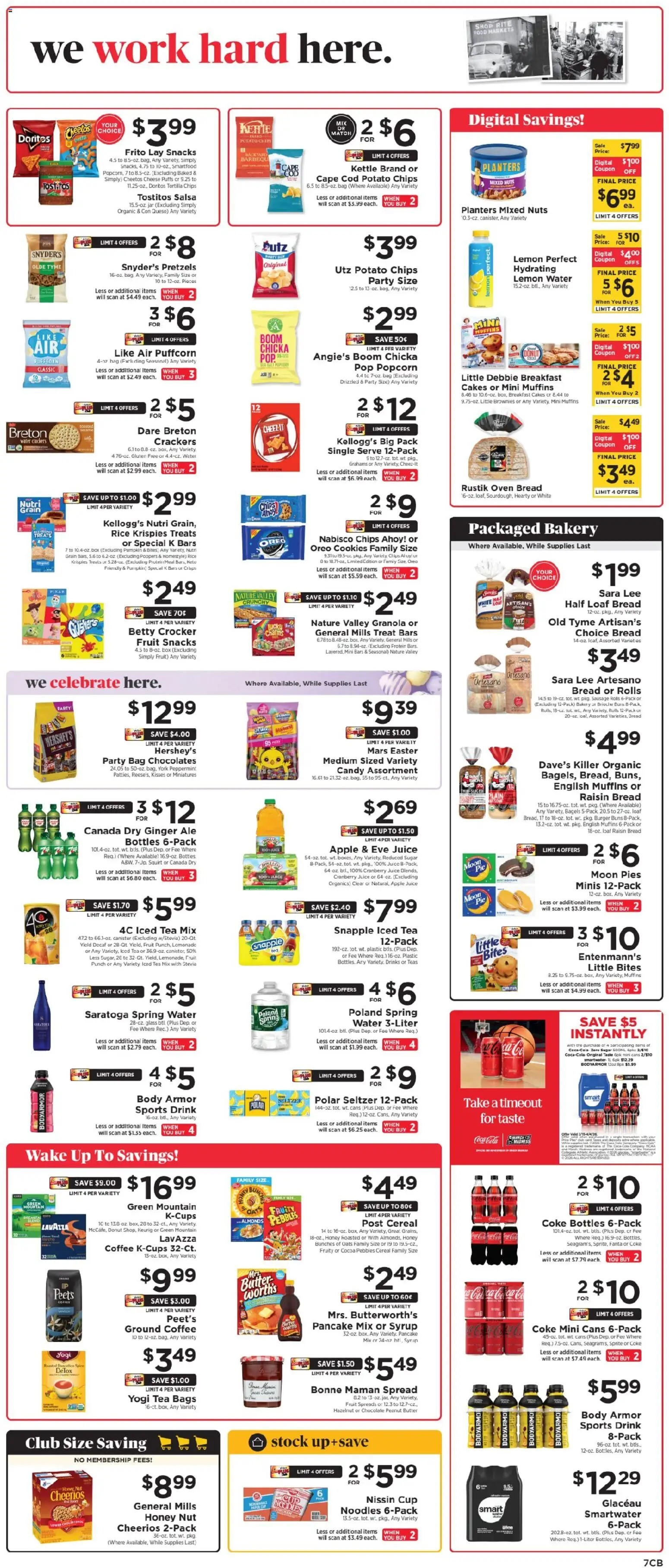 ShopRite Weekly Ad 2 - valid from 22.03.2026 | Page: 8 | Products: Bakery, Sugar, Pumpkin, Kettle