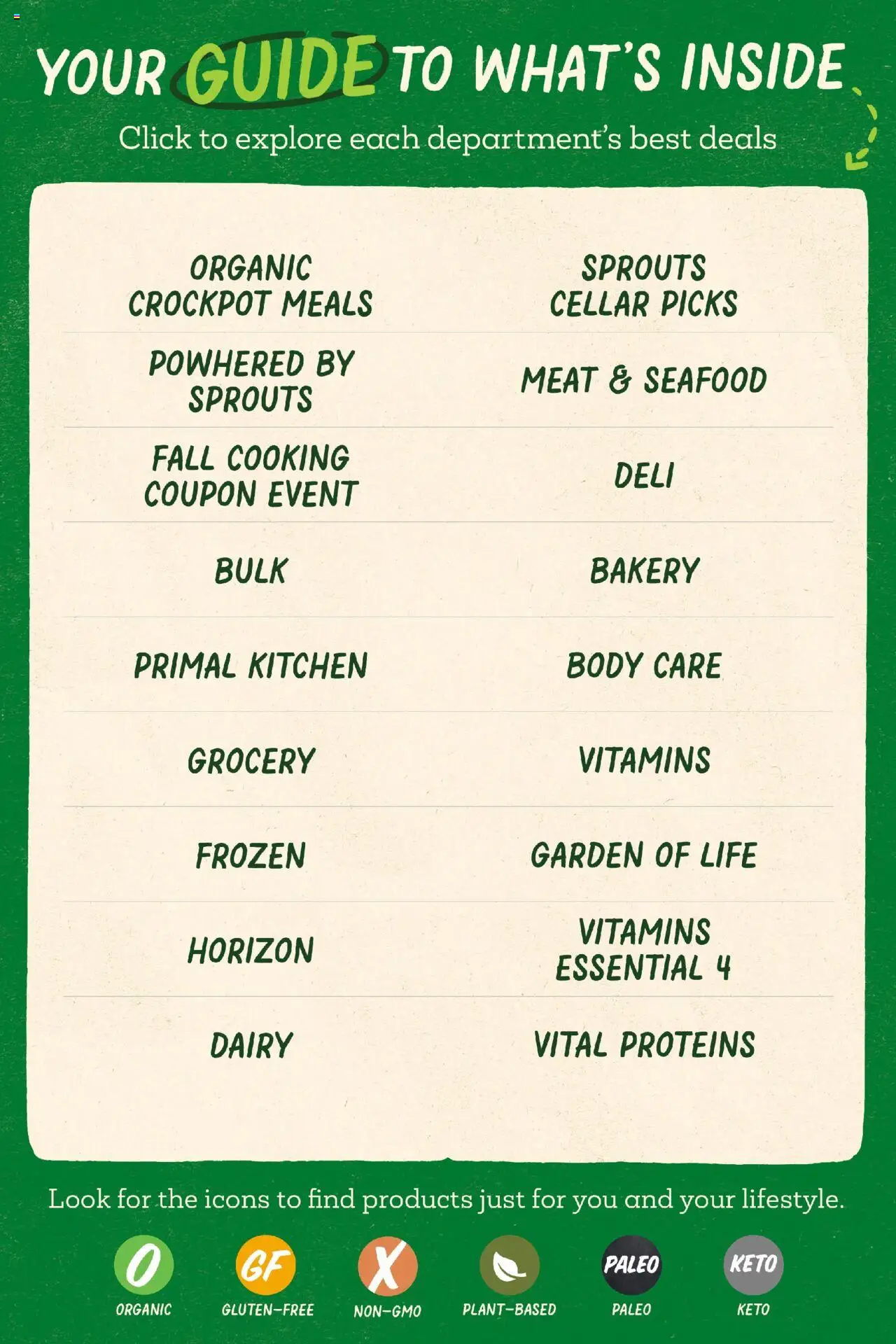 Sprouts Monthly Ad - valid from 24.09.2025 | Page: 2 | Products: Bakery, Seafood