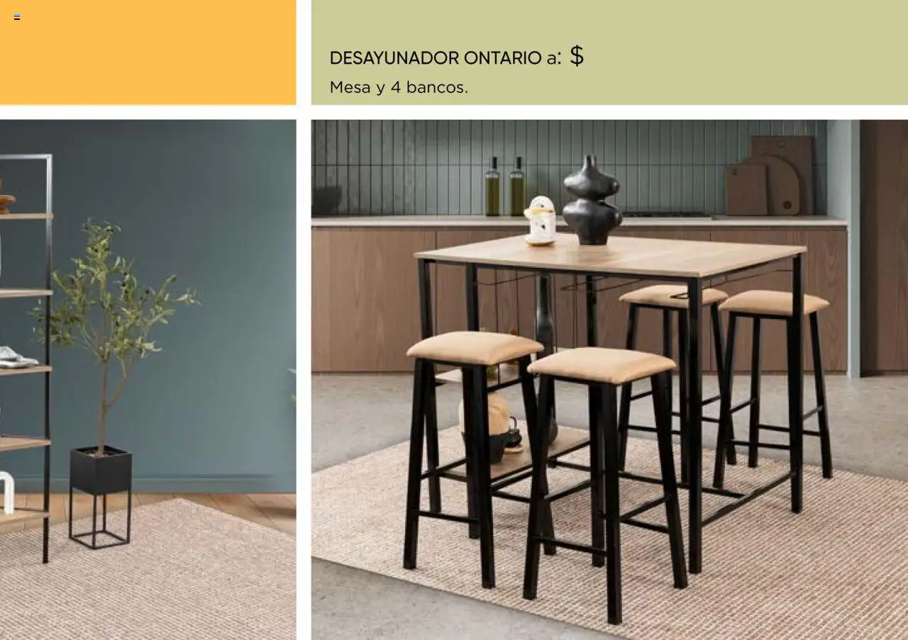Nuevas ofertas de Muebles Dico válidas en toda la República Mexicana desde el 25.10.2024. ¡Encuentra las mejores ofertas en Muebles Dico catálogo Dico! | Página: 103 | Productos: Mesa, Desayunador