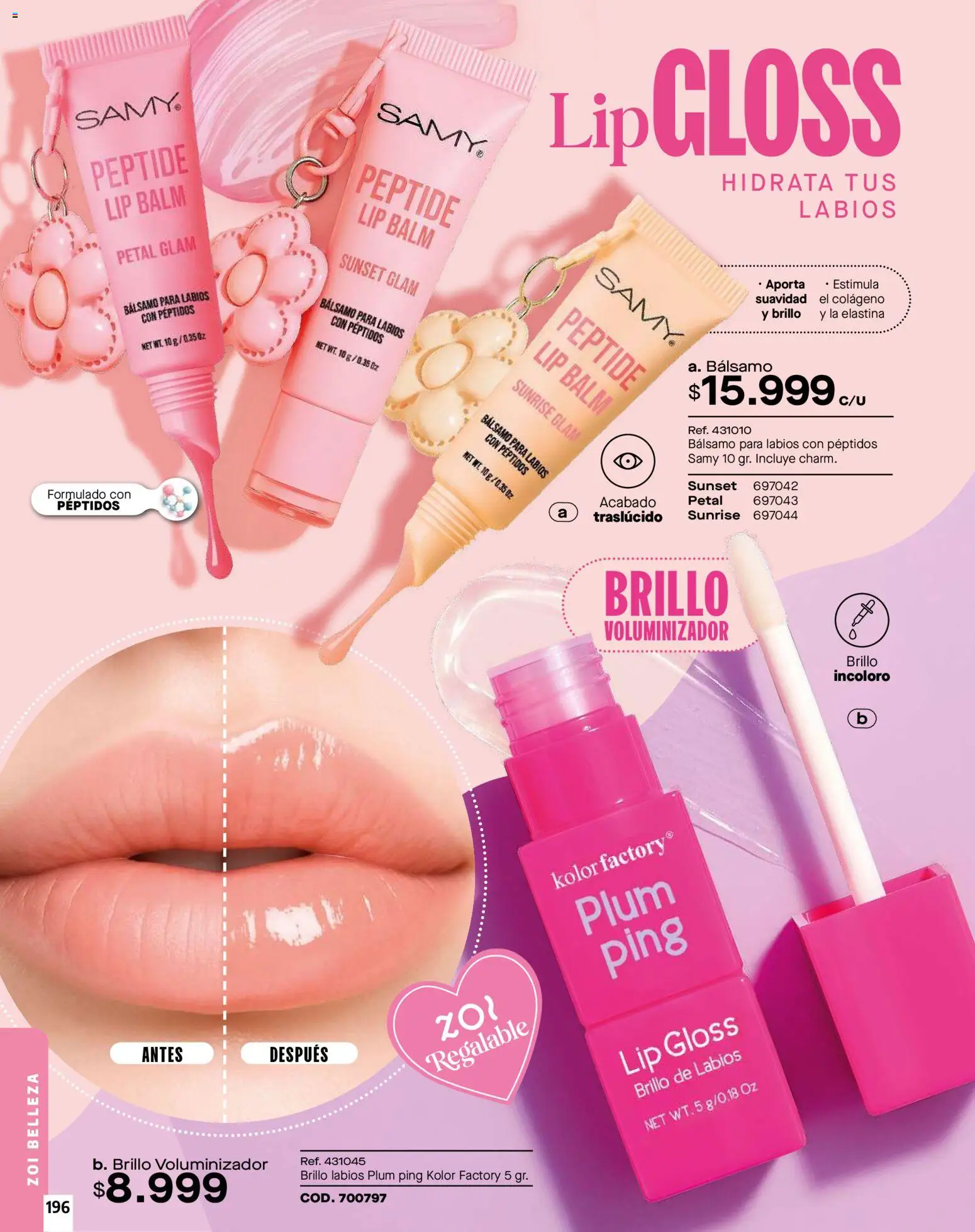 Carmel revista - valida desde el 01.03.2026 | Página: 196 | Productos: Bálsamo, Brillo, Brillo de labios