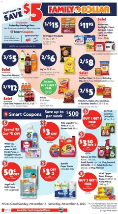 Preview of Family Dollar weekly ads valid from 02.11.2025
