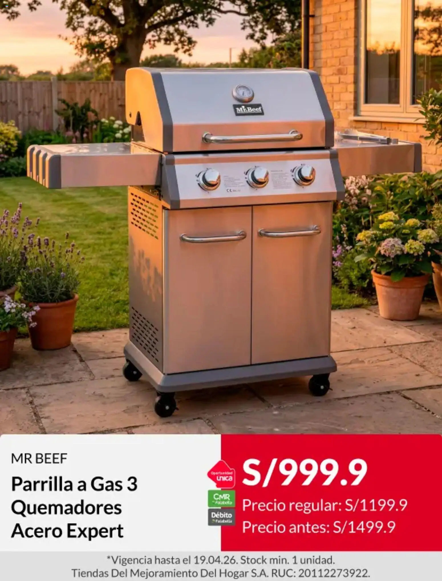 Catálogo Sodimac válido desde 13.04.2026 | Página: 8 | Productos: Parrilla