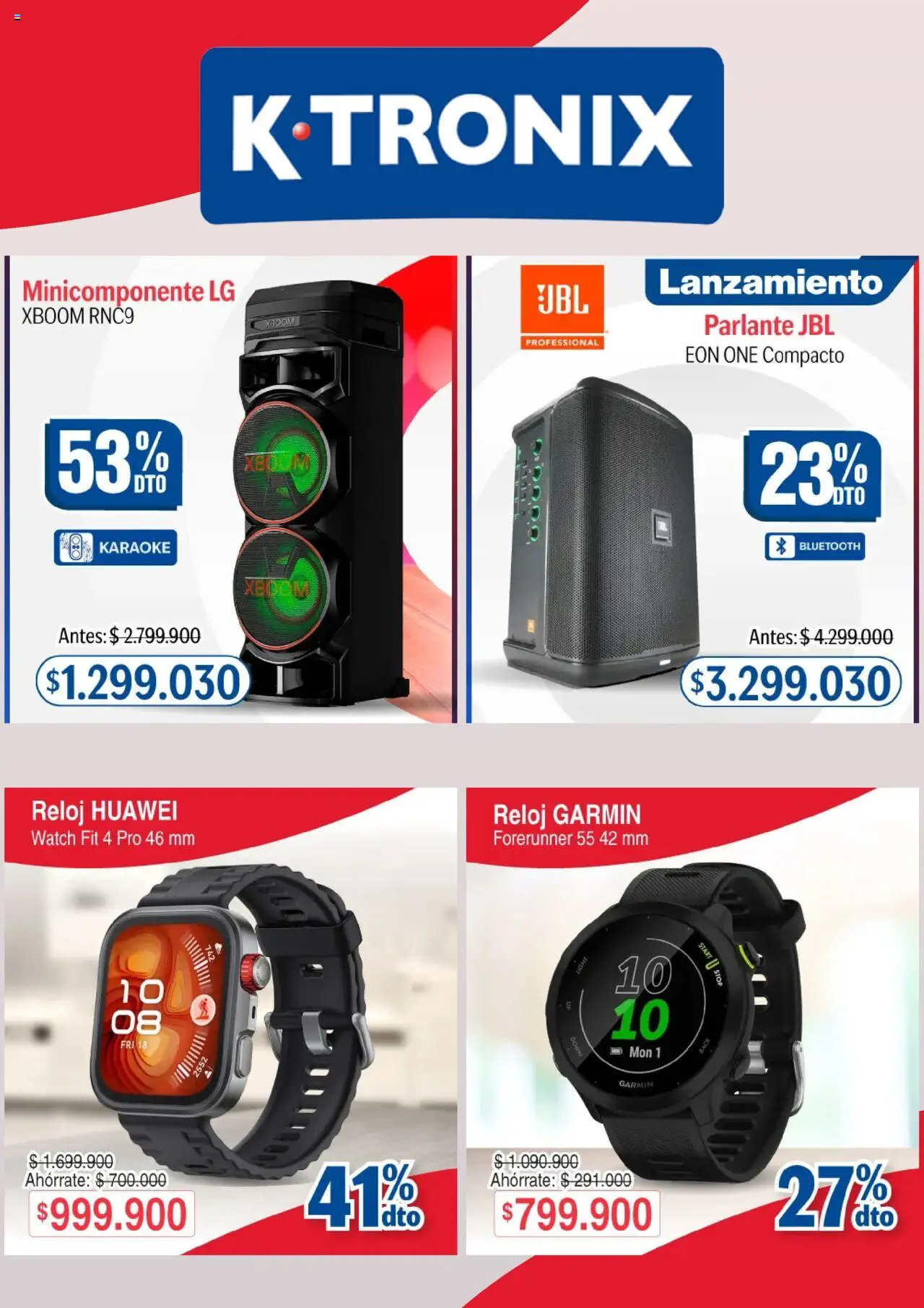 Ktronix revista - valida desde el 11.10.2025 | Página: 7 | Productos: Reloj, Parlante