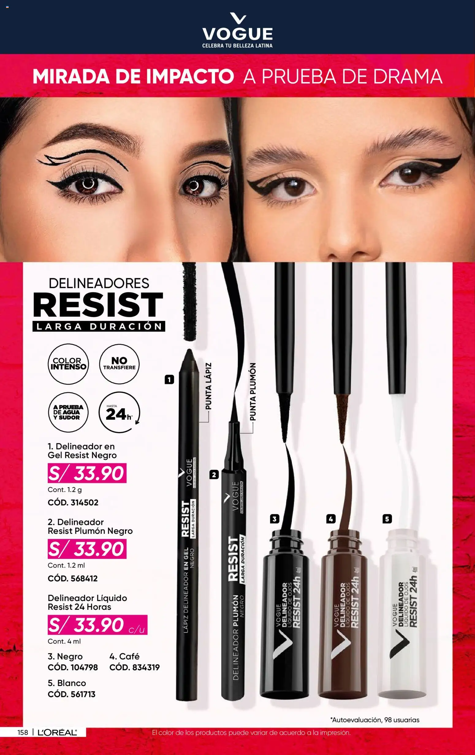 Catálogo Azzorti válido desde 24.11.2025 | Página: 160 | Productos: Delineador, Café