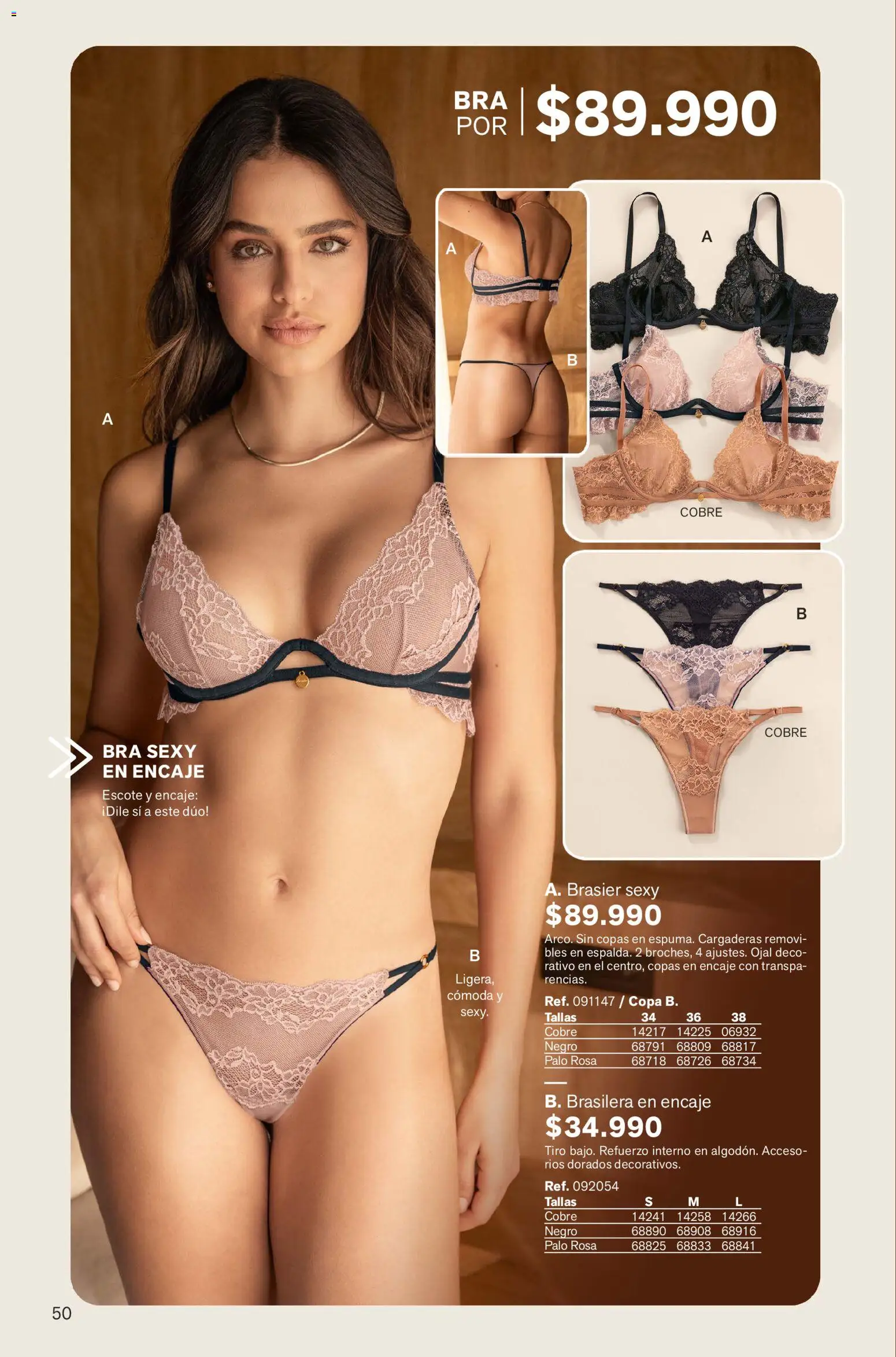 Leonisa revista - valida desde el 01.02.2026 | Página: 50 | Productos: Brasier, Cómoda
