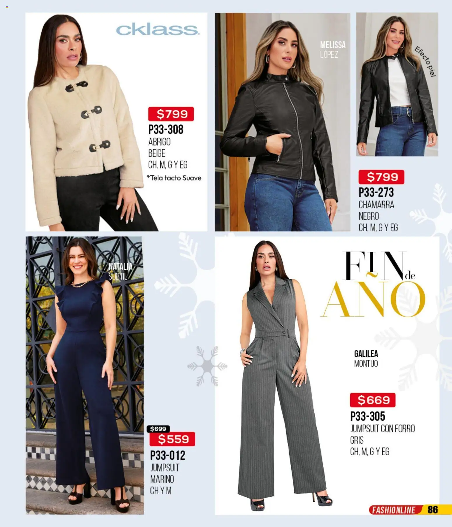 Nuevas ofertas de Cklass válidas en toda la República Mexicana desde el 15.12.2025. ¡Encuentra las mejores ofertas en Cklass catálogo Rebajas fin de año calzado! | Página: 388 | Productos: Abrigo, Chamarra