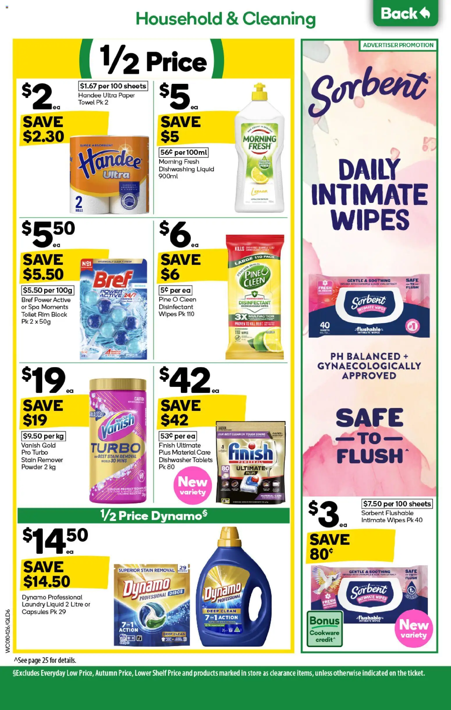 Woolworths catalogue - valid from 01.04.2026 | Page: 6 | Products: Powder, Cookware, Dishwasher tablets, Laundry