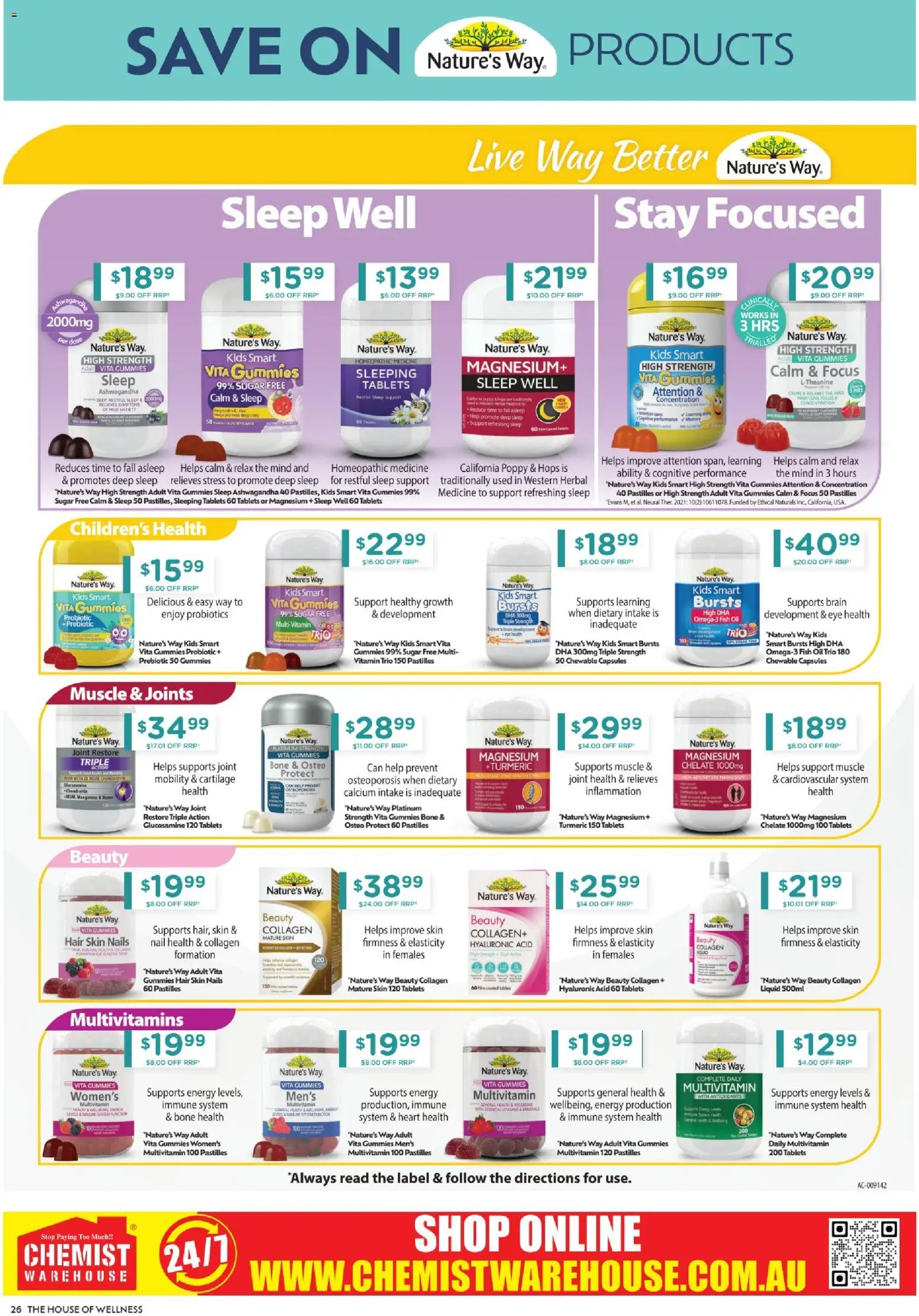 Chemist Warehouse catalogue - valid from 13.11.2025 | Page: 26 | Products: Collagen, Herbal, Multivitamin, Vitamin