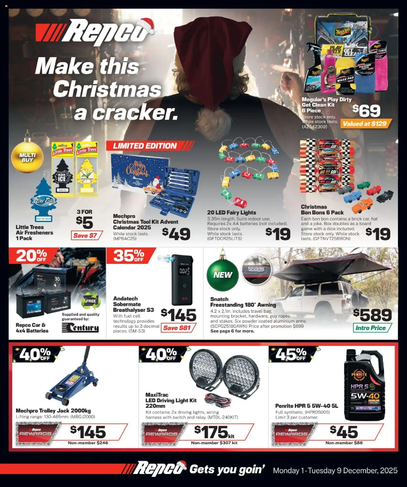Repco catalogue - valid from 01.12.2025 | Page: 1 | Products: Cloth, Powder, Light, Hat