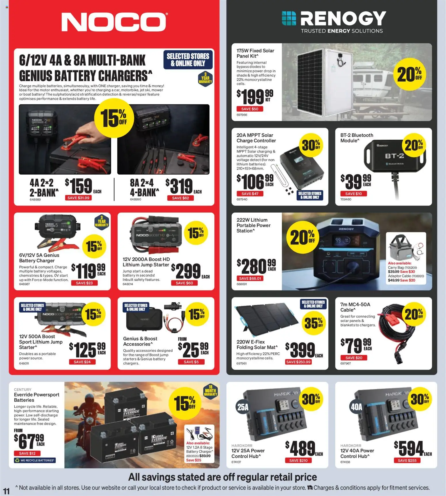 Supercheap Auto catalogue - valid from 05.11.2025 | Page: 11 | Products: Accessories, Batteries, Cable, Mower
