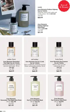 Preview of Avon - Brochure Campaign from shop Avon valid from 04.12.2025 | Page: 56 | Products: Eau de toilette, Body wash, Toilette