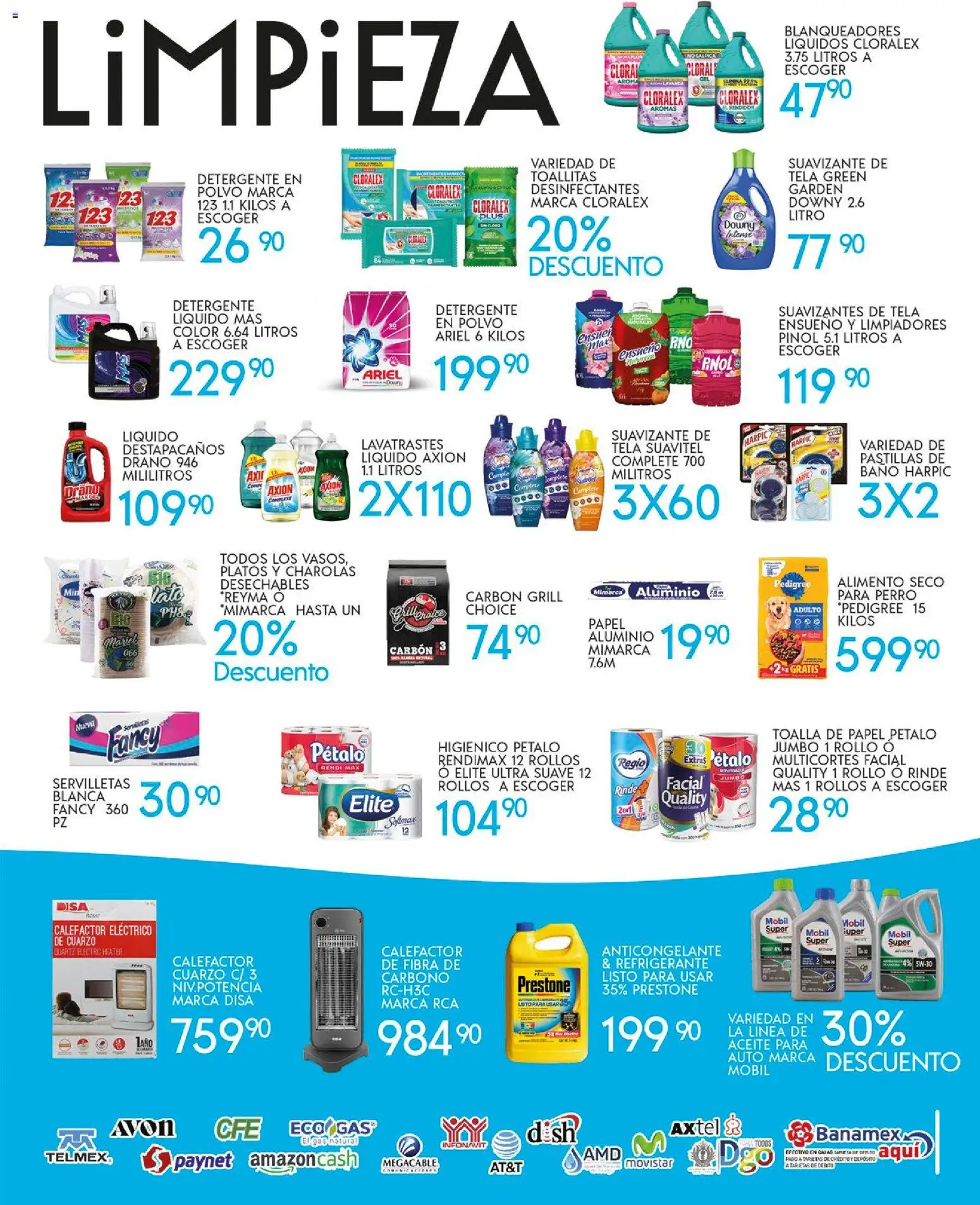 Nuevas ofertas de Alsuper válidas en toda la República Mexicana desde el 24.10.2025. ¡Encuentra las mejores ofertas en Alsuper folleto Durango! | Página: 5 | Productos: Suavizante, Toalla, Baño, Servilletas