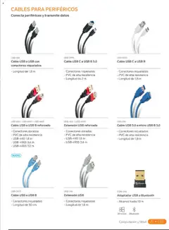 Vista previa de Steren catálogo, nuevo folleto de la tienda, válido en México a partir del 01.01.2025 | Página: 169 | Productos: Usb, Extensión, Cable, Adaptador