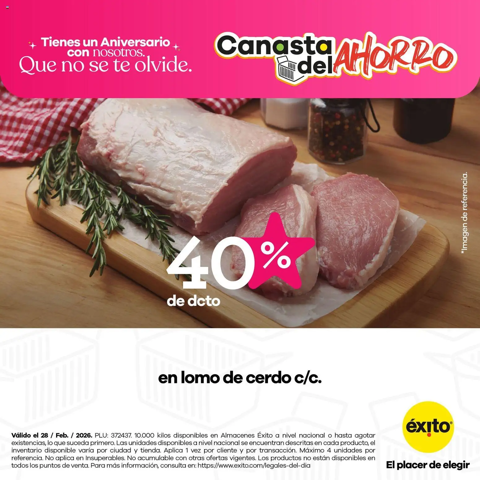 Éxito revista - valida desde el 27.02.2026 | Página: 4 | Productos: Cerdo, Té