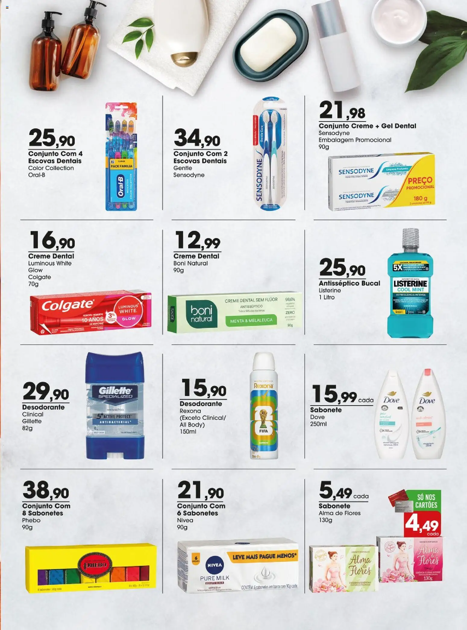 Zaffari Folheto - válido de 28.04.2026 | Página: 23 | Produtos: Flores, Creme, Creme dental, Body