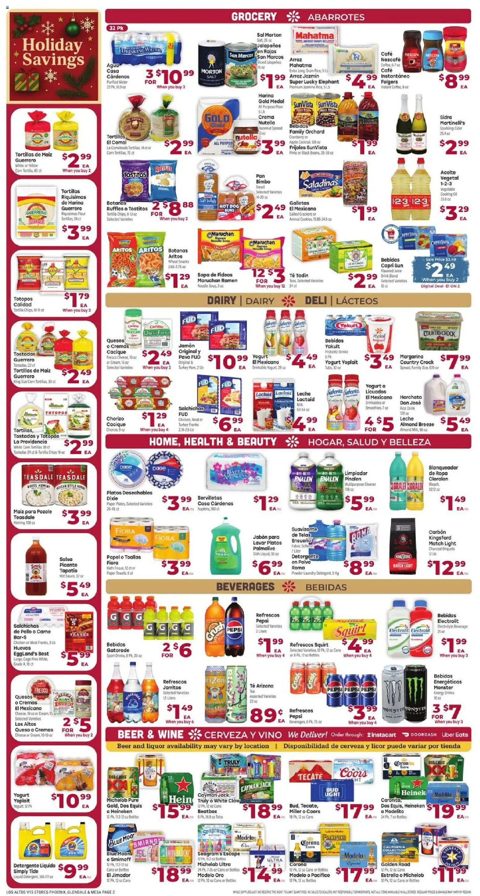 Cardenas Weekly Ad - AZ - valid from 17.12.2025 | Page: 2 | Products: Powder, Juice, Wine, Chips