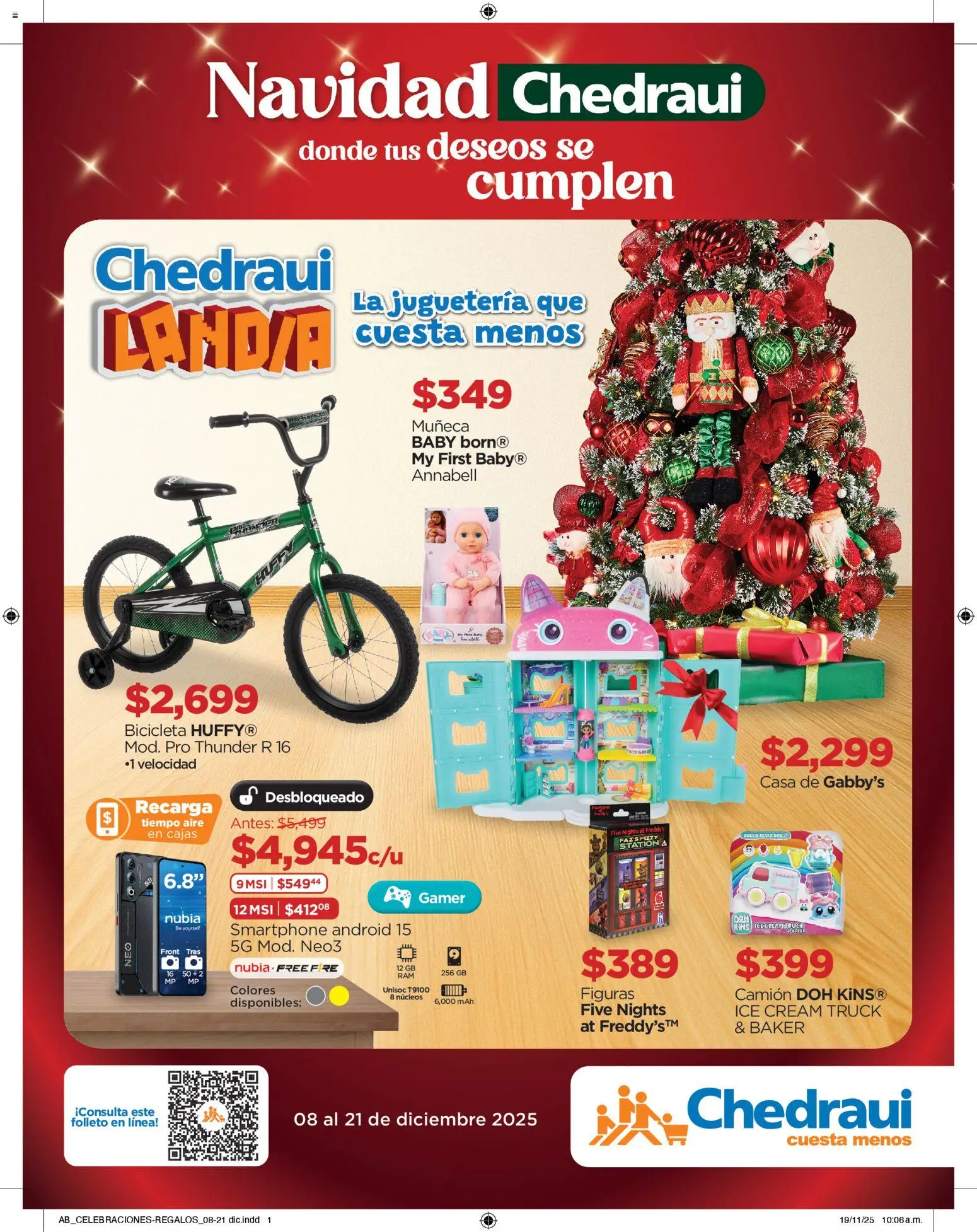 Nuevas ofertas de Chedraui válidas en toda la República Mexicana desde el 08.12.2025. ¡Encuentra las mejores ofertas en Chedraui folleto! | Página: 1
