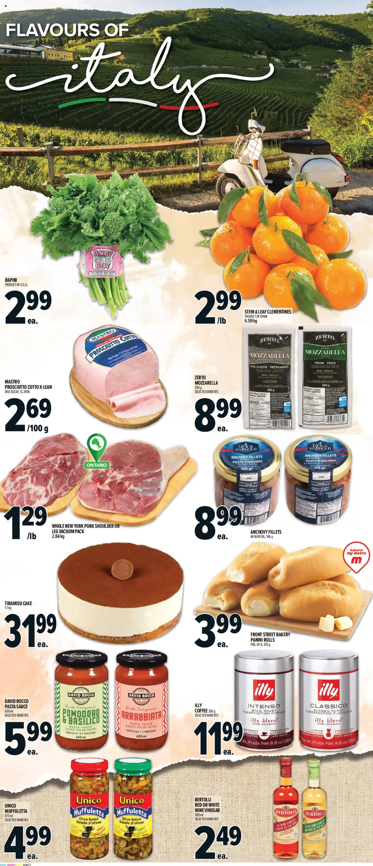 Metro flyer valid from 08.01.2026 | Page: 10 | Products: Pasta, Bakery, Coffee, Pork