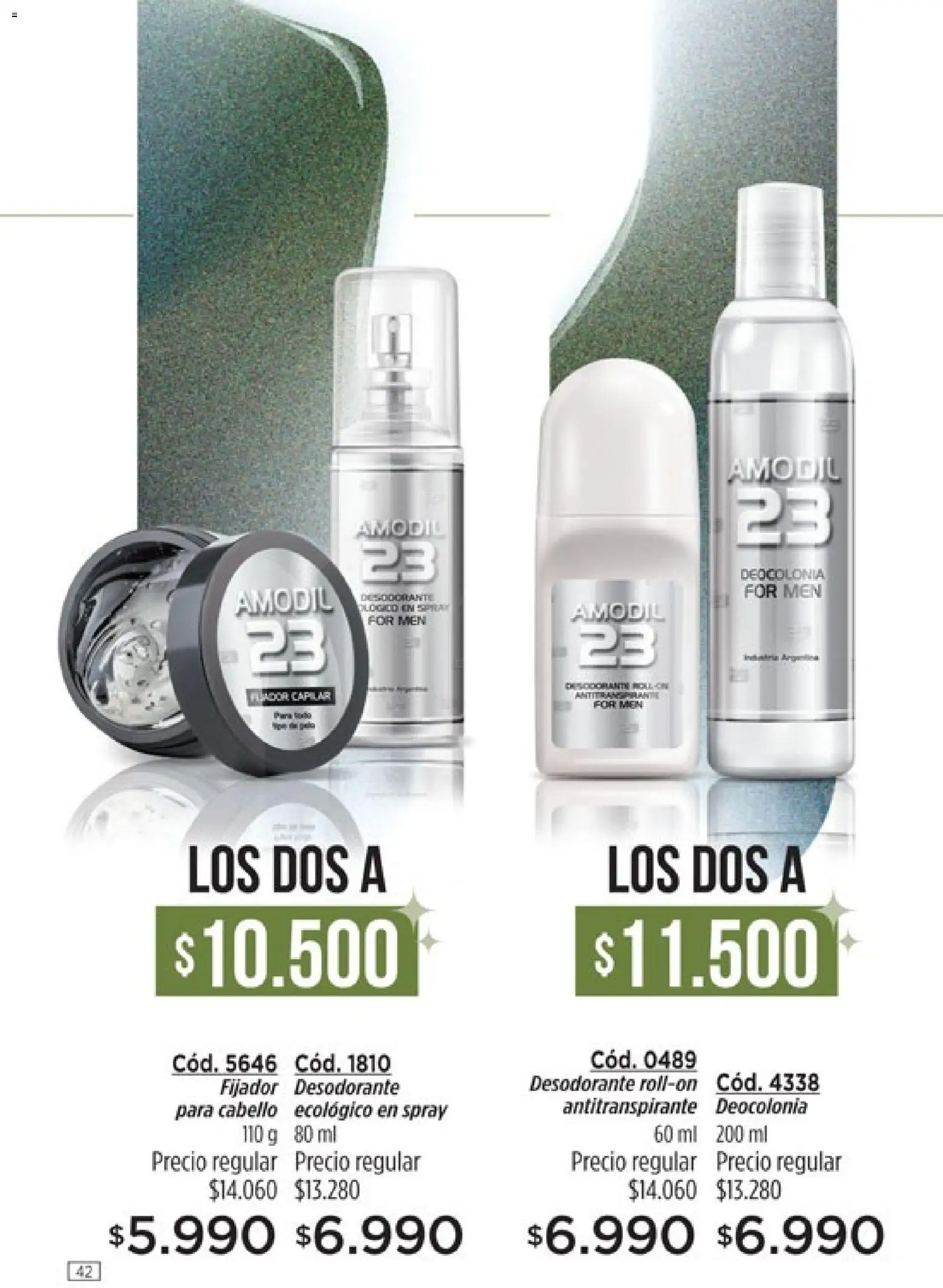 Catálogo Amodil Campaña 3 │ válido desde el 01.03.2026 | Página: 42 | Productos: Fijador, Desodorante, Antitranspirante