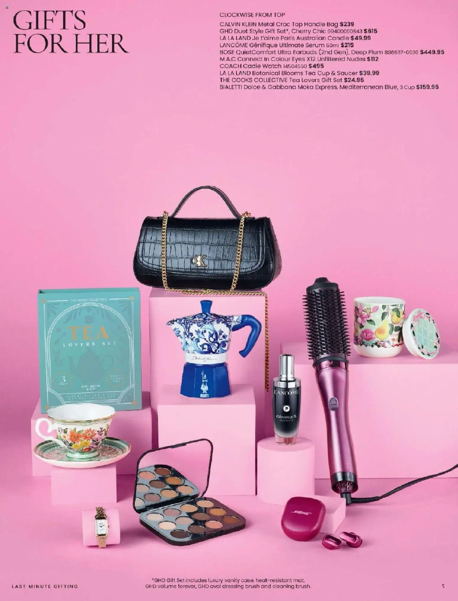 Myer catalogue - valid from 04.12.2025 | Page: 5 | Products: Brush, Tea, Candle, Watch