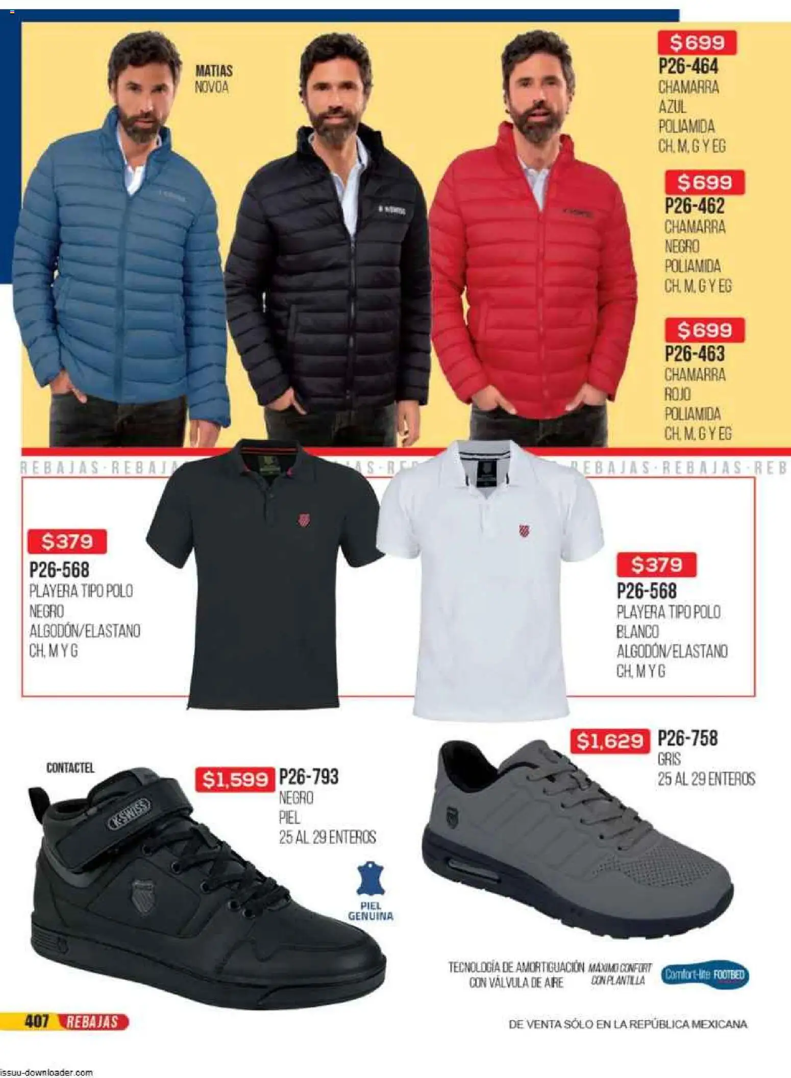 Nuevas ofertas de Cklass válidas en toda la República Mexicana desde el 31.10.2025. ¡Encuentra las mejores ofertas en Cklass catálogo Super Rebajas Ropa! | Página: 737 | Productos: Chamarra, Válvula, Playera