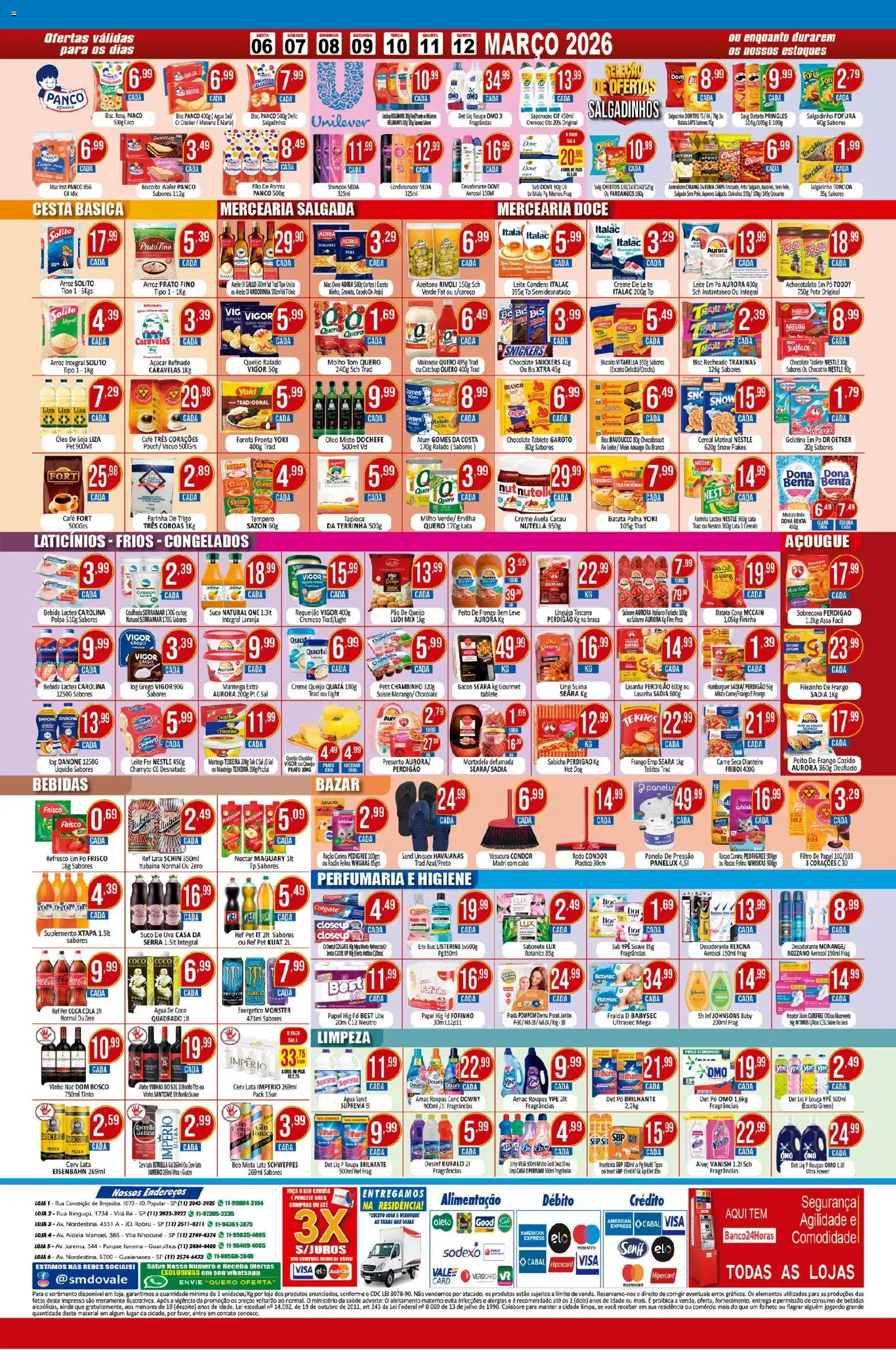Dovale Folheto - válido de 06.03.2026 | Página: 2 | Produtos: Pó, Biscoito, Cheddar, Vassoura