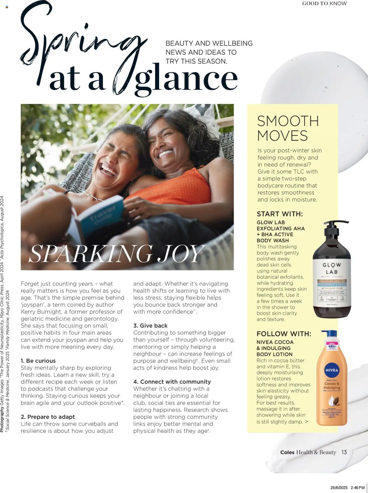 Coles catalogue - valid from 07.10.2025 | Page: 13 | Products: Shower, Cocoa, Body lotion, Vitamin