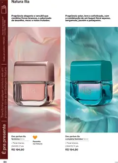 Natura - Ciclo 17/2025 - Pré-Visualização do folheto da loja Natura, válido de 14.10.2025 | Página: 84 | Produtos: Fragrância, Flores