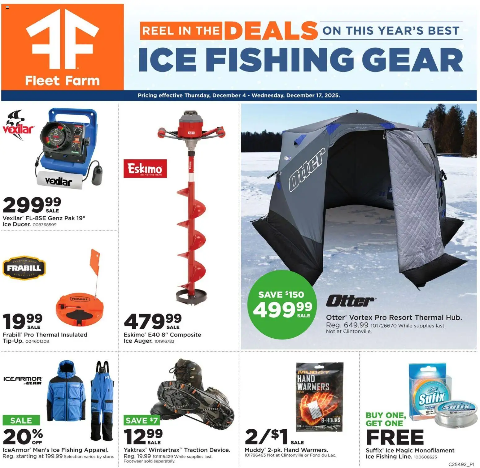 Mills Fleet Farm Ice Fishing - valid from 04.12.2025 | Page: 1