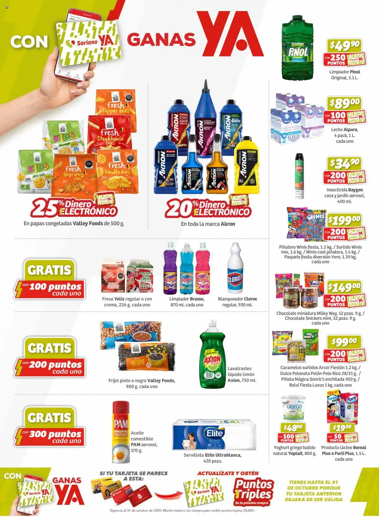 Nuevas ofertas de Soriana válidas en toda la República Mexicana desde el 25.09.2025. ¡Encuentra las mejores ofertas en Soriana - Preciazazaso Súper: Valle de México! | Página: 8 | Productos: Leche, Aceite, Chocolate, Cloro
