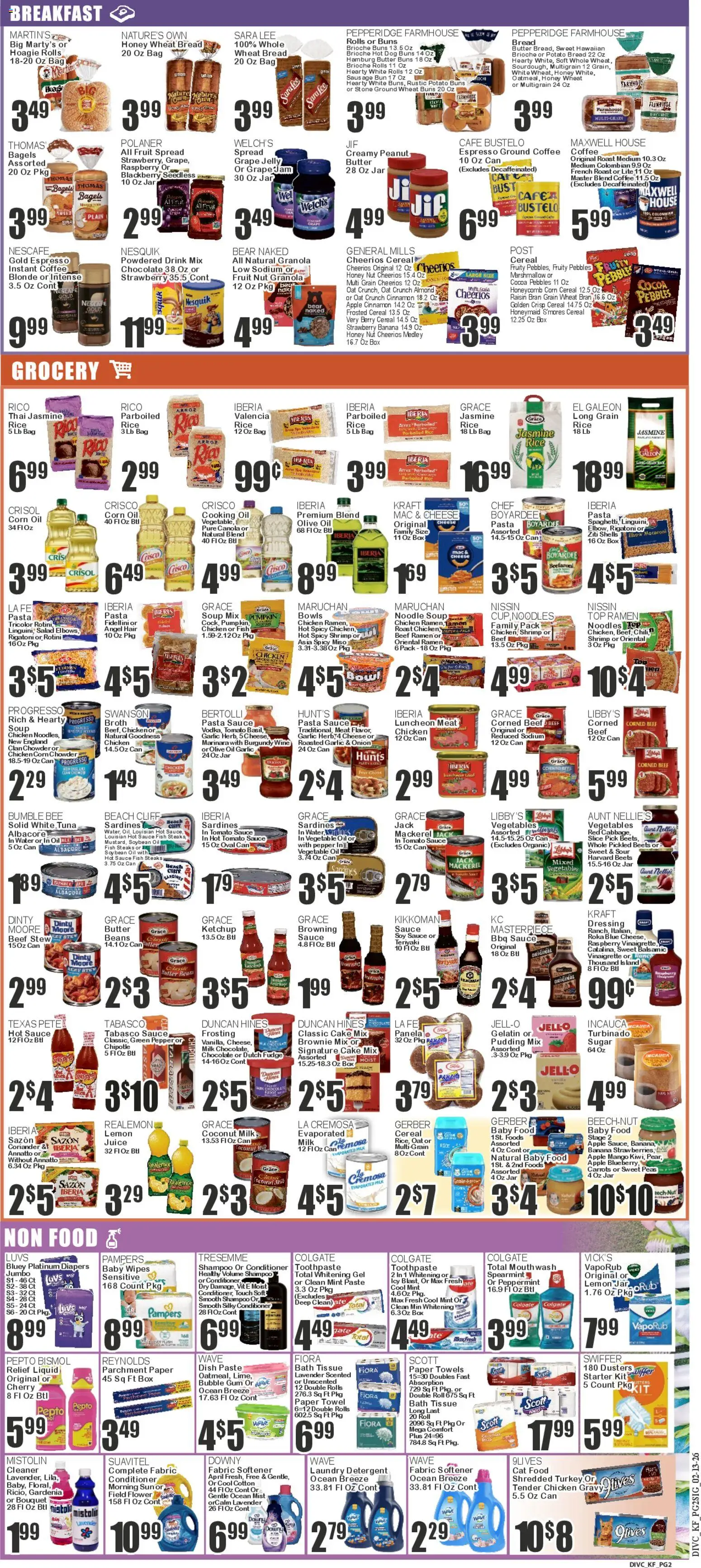 Key Food Weekly Ad - valid from 15.02.2026 | Page: 2 | Products: Box, Bath, Beef, Baby food