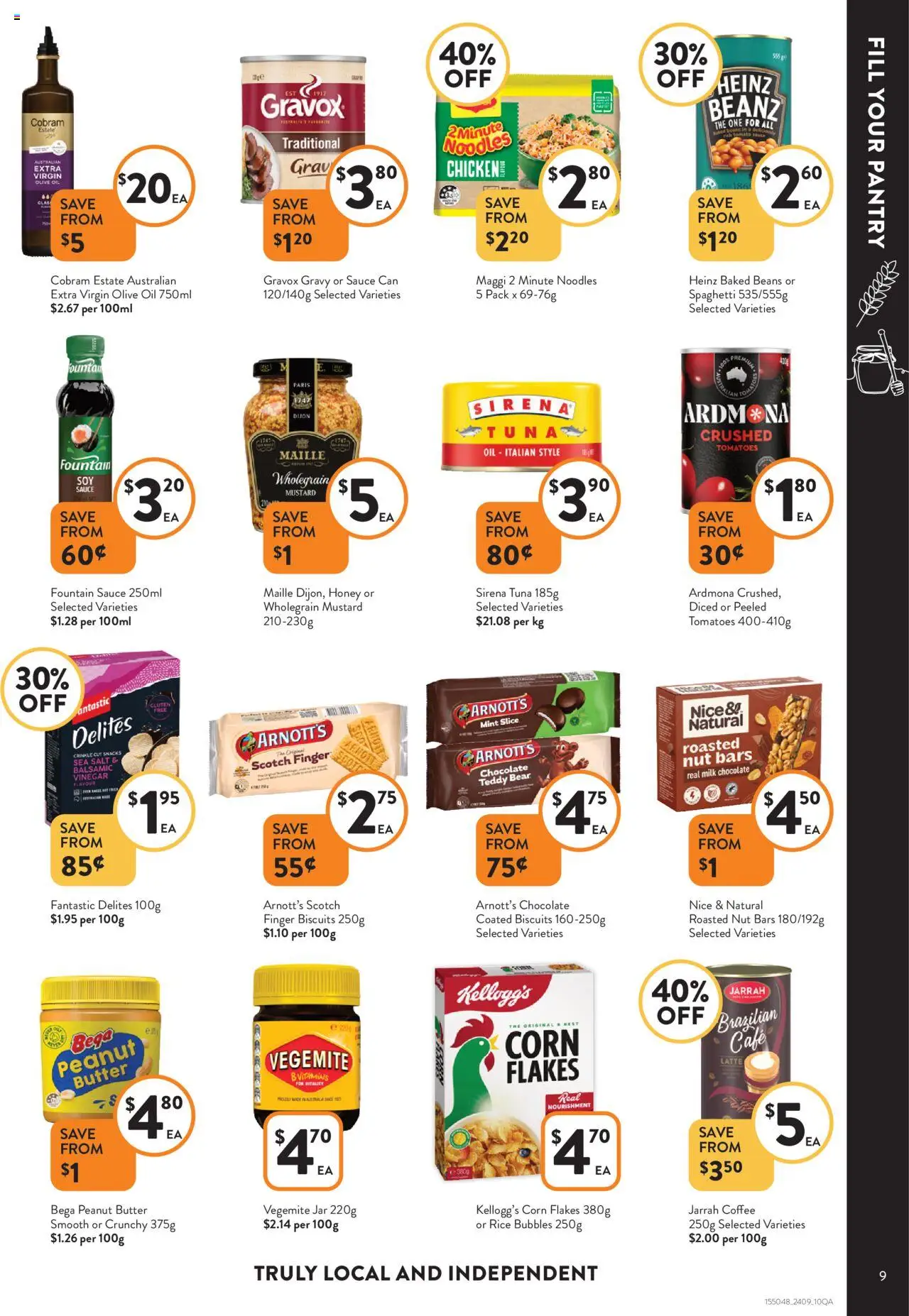 Foodworks catalogue - valid from 24.09.2025 | Page: 9 | Products: Rice, Salt, Fountain, Vegemite
