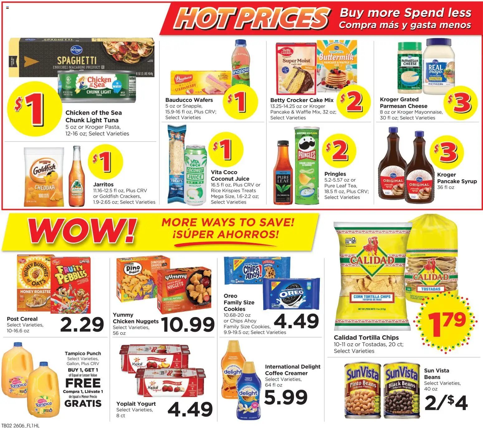 Food 4 Less Weekly Ad - valid from 11.03.2026 | Page: 3 | Products: Corn, Coffee, Sour cream, Water
