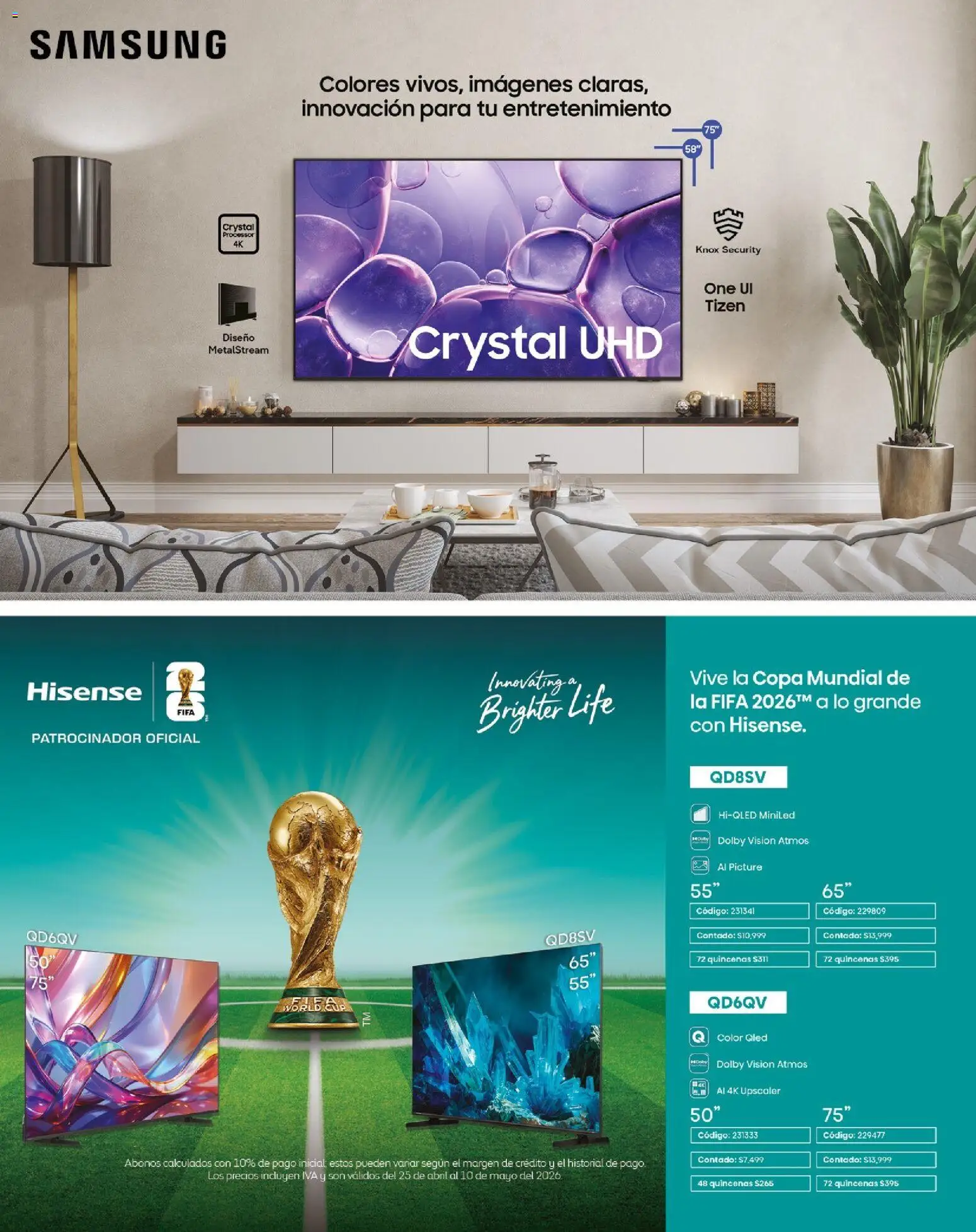 Nuevas ofertas de Coppel válidas en toda la República Mexicana desde el 25.04.2026. ¡Encuentra las mejores ofertas en Coppel catálogo Los regalos que mamá siempre quiere! | Página: 66