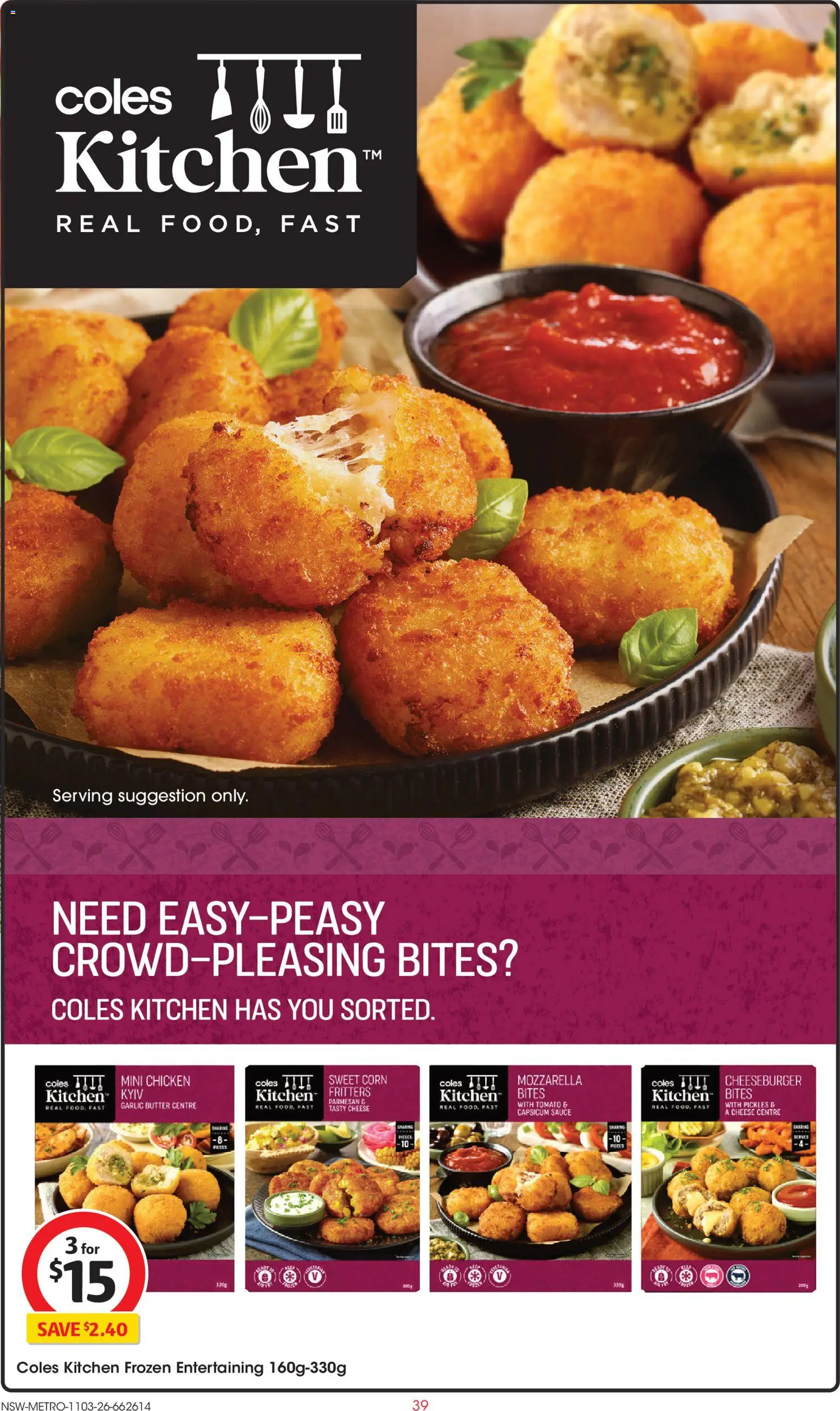 Coles catalogue - valid from 11.03.2026 | Page: 39 | Products: Capsicum, Butter, Sauce, Garlic