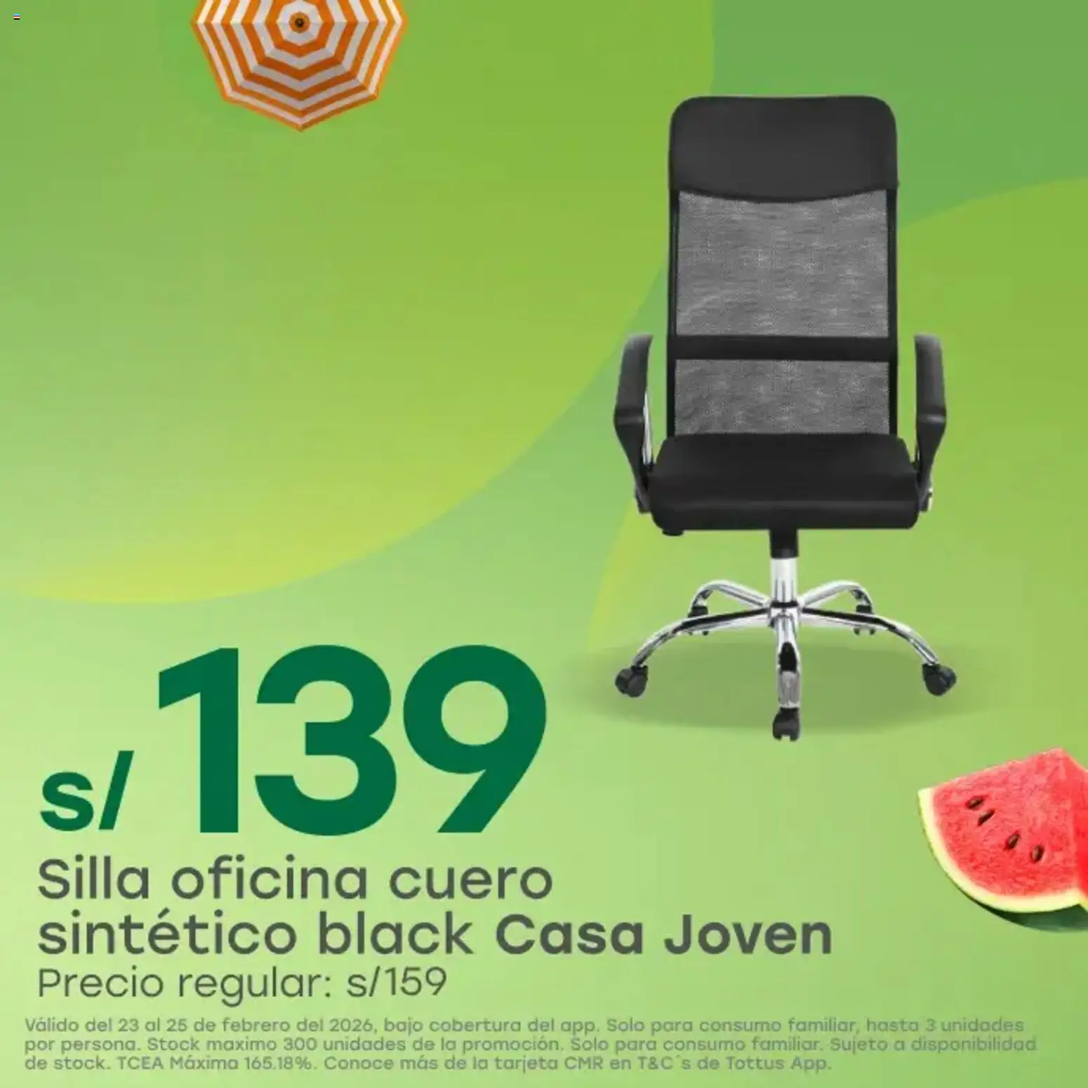 Catálogo Tottus válido desde 23.02.2026 | Página: 7 | Productos: Silla