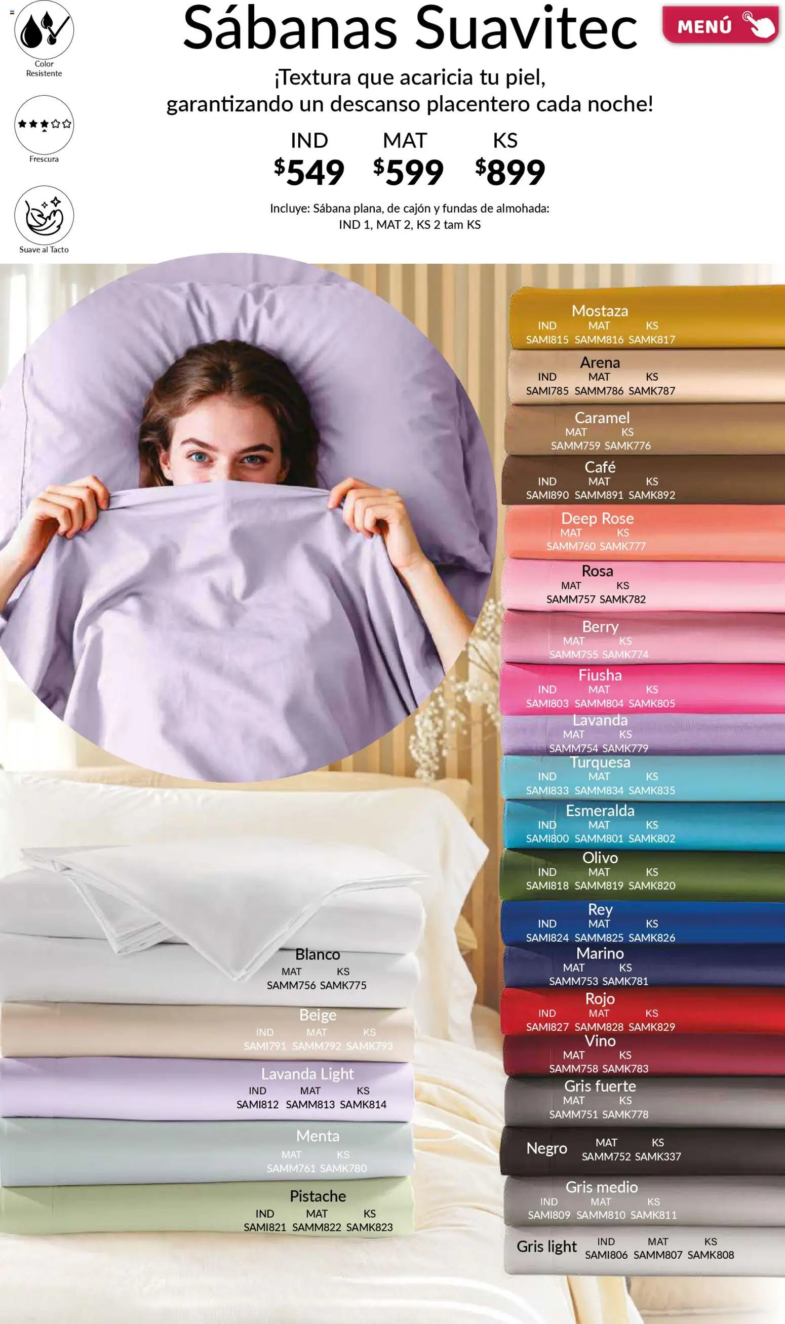 Nuevas ofertas de Colchas Concord válidas en toda la República Mexicana desde el 01.02.2026. ¡Encuentra las mejores ofertas en Colchas Concord catálogo! | Página: 90 | Productos: Mostaza, Café, Almohada, Vino